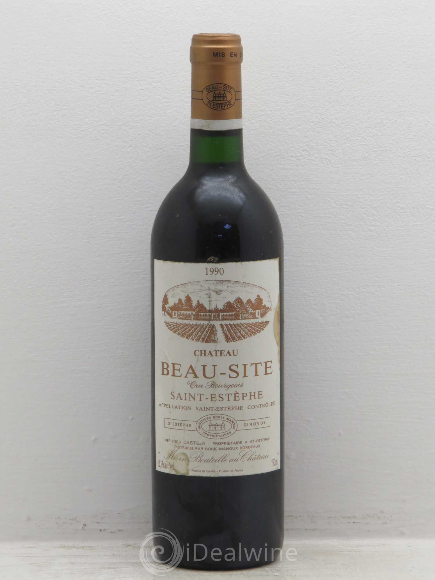 Château Beau Site Cru Bourgeois 1990 - Lot de 6 bouteilles - 0