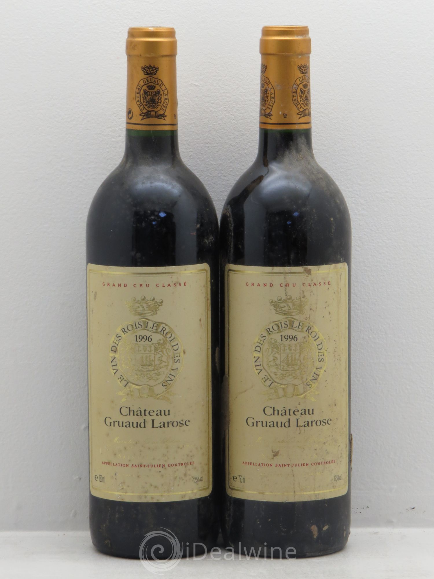 Château Gruaud Larose 2ème Grand Cru Classé 1996 - Lot de 2 bouteilles - 0