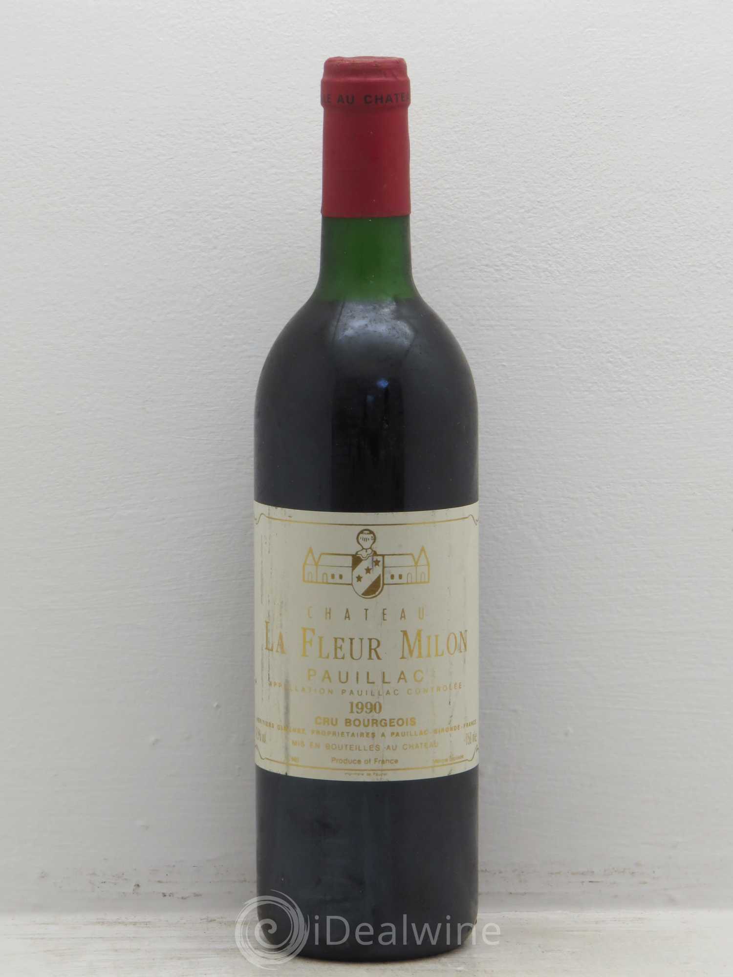 Château la Fleur Milon Cru Bourgeois 1990 - Lot de 6 bouteilles - 0