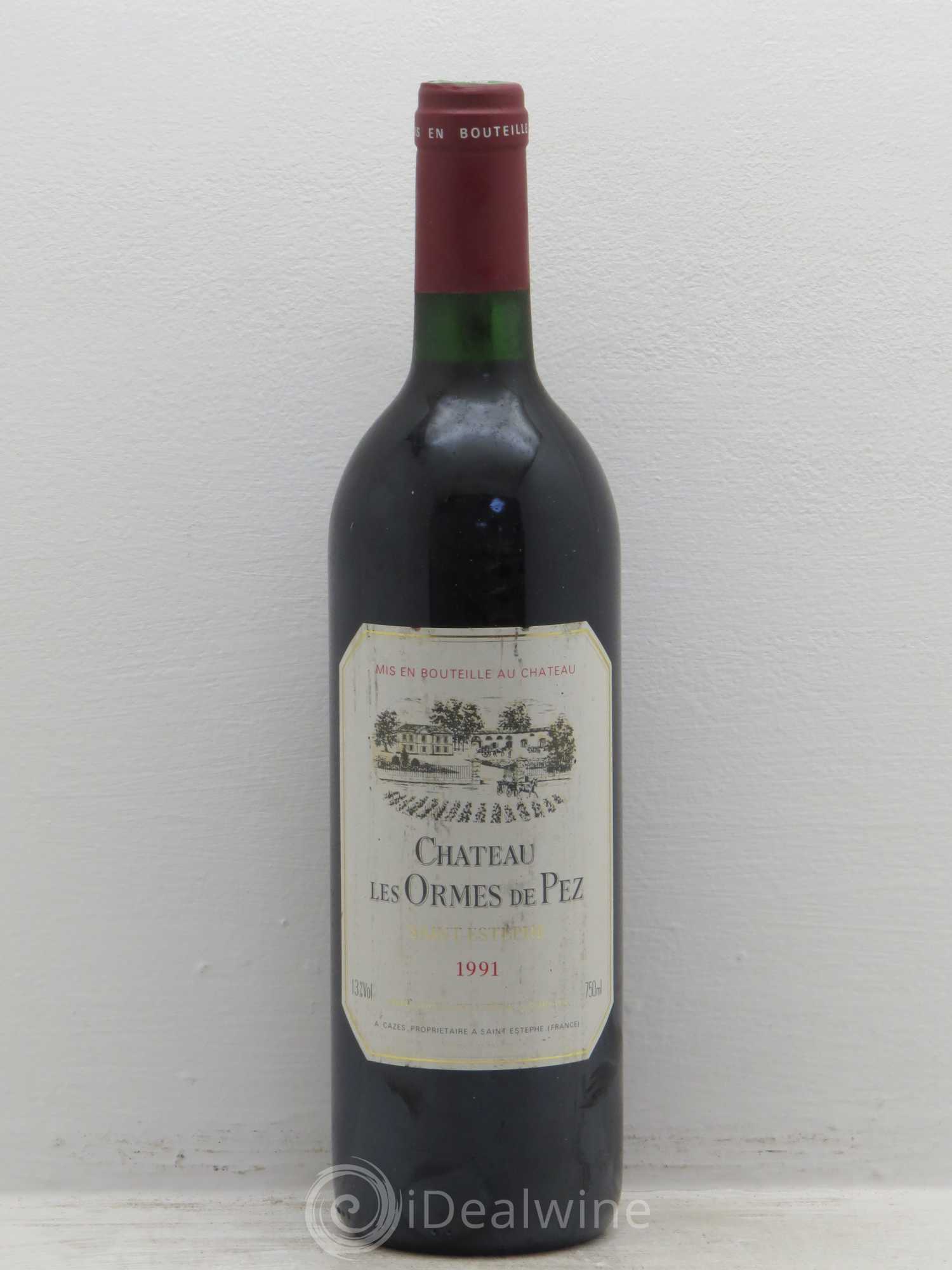 Château les Ormes de Pez 1991 - Lot de 6 bouteilles - 0