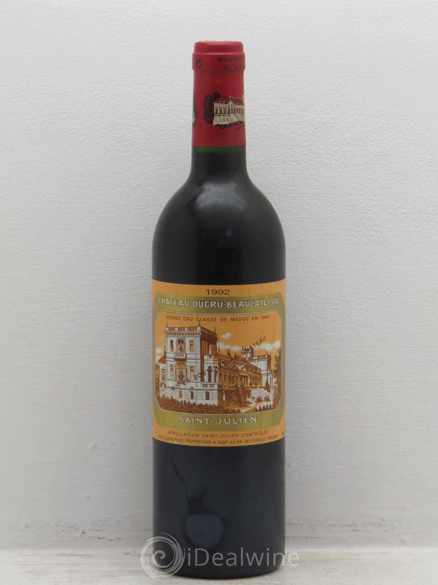 Château Ducru Beaucaillou 2ème Grand Cru Classé 1992 - Lot de 1 bouteille - 0
