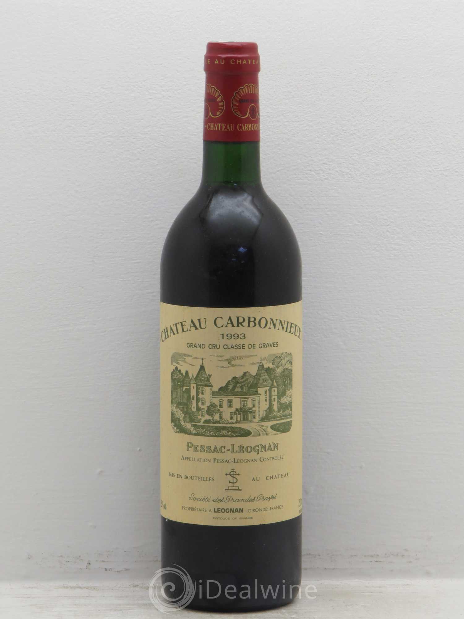Château Carbonnieux Cru Classé de Graves 1993 - Lot de 1 bouteille - 0