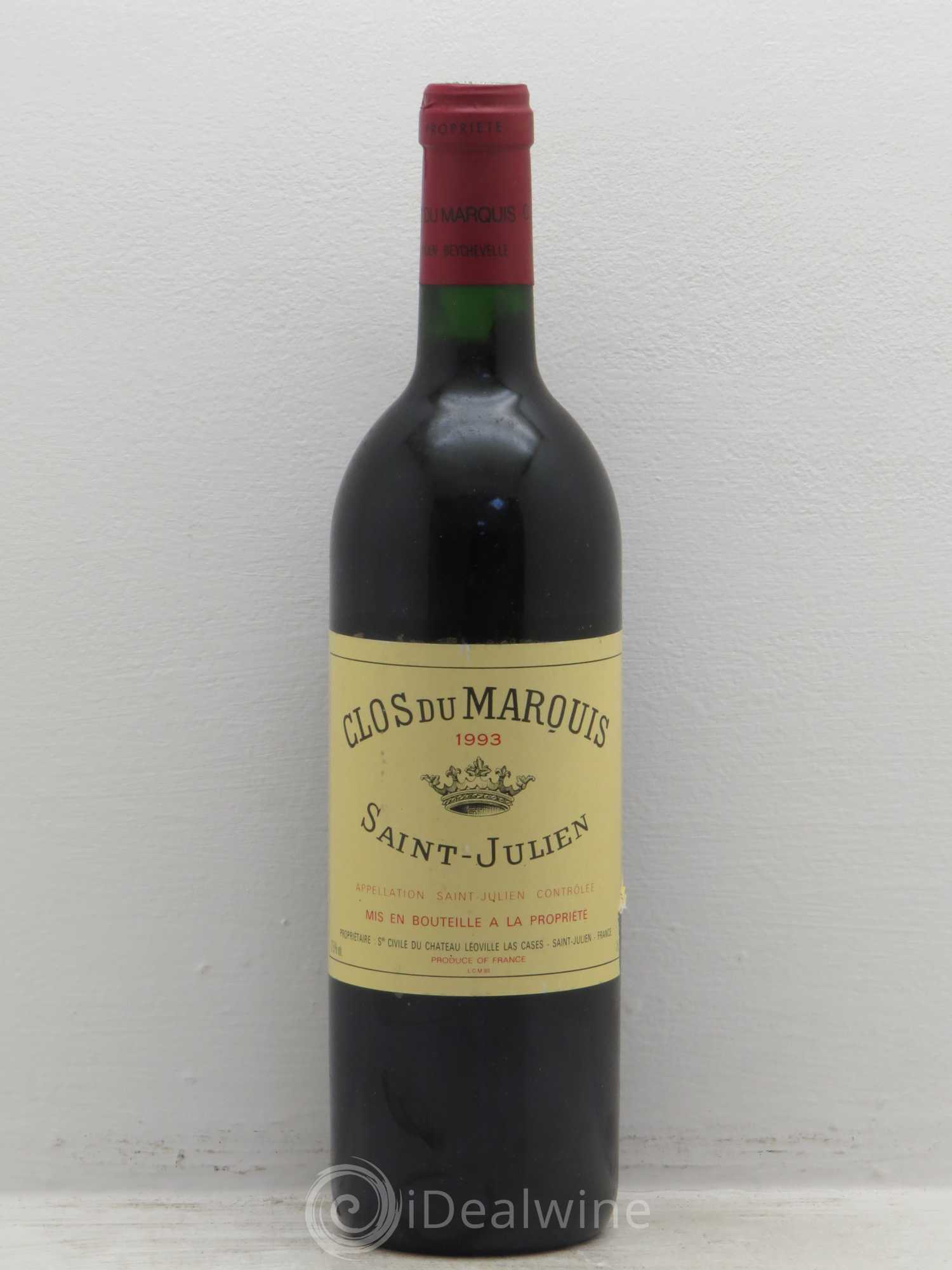 Clos du Marquis 1993 - Lot de 6 bouteilles - 0