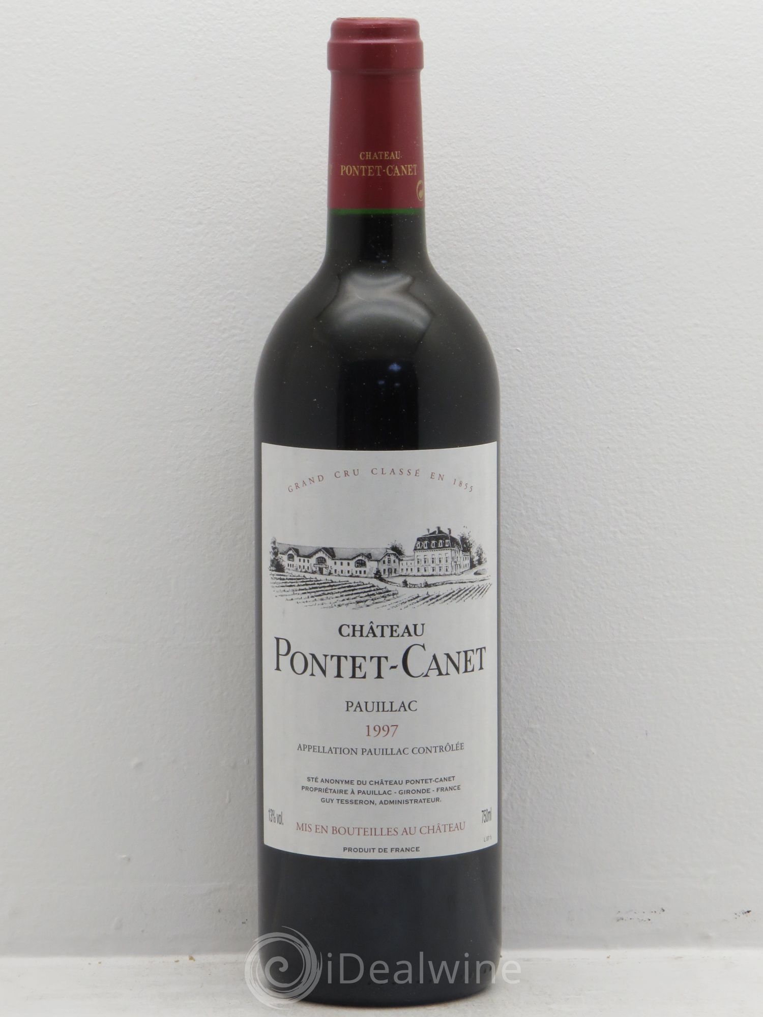 Château Pontet Canet 5ème Grand Cru Classé 1997 - Lot de 12 bouteilles - 0