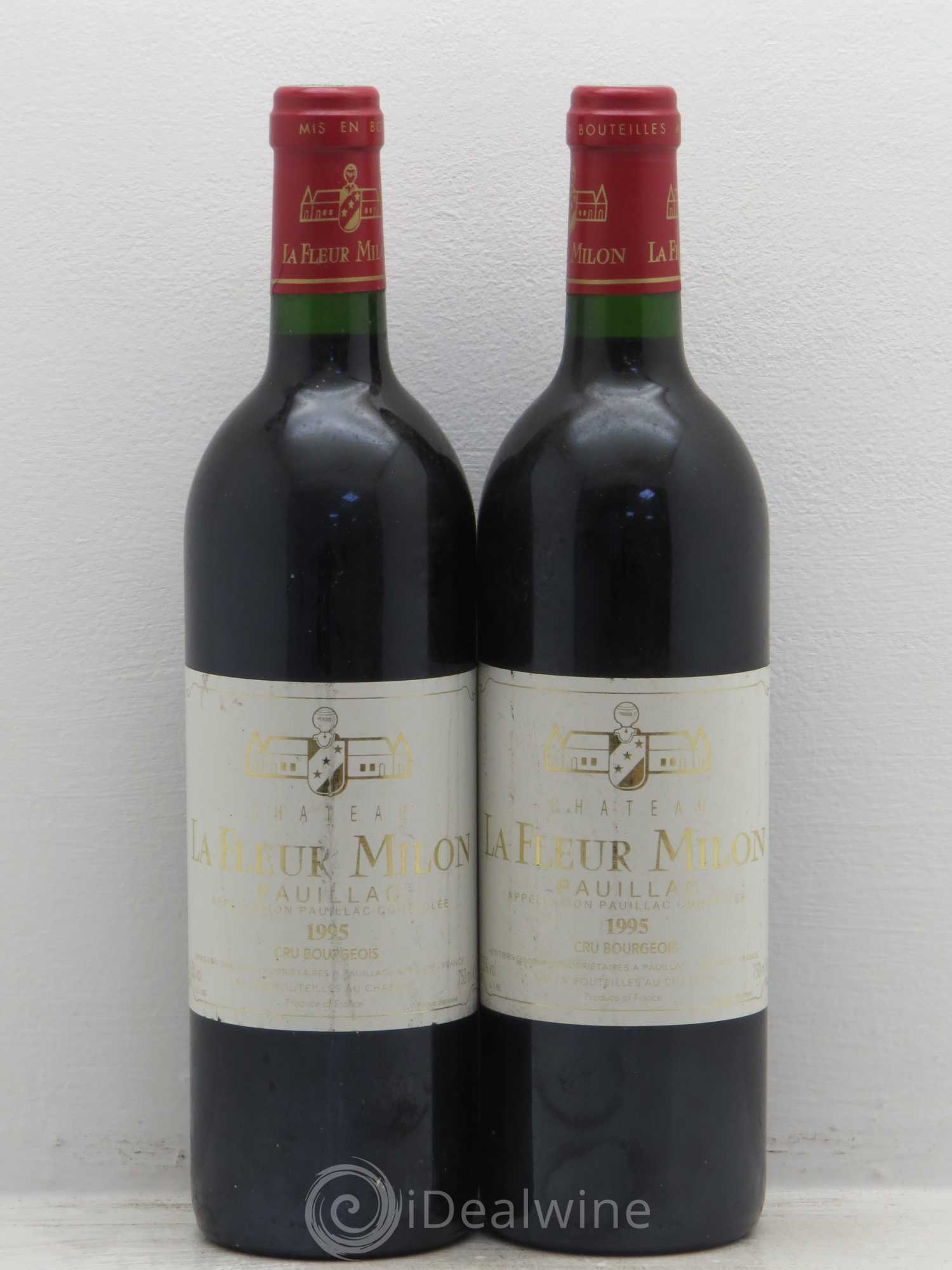 Château la Fleur Milon Cru Bourgeois 1995 - Lot de 2 bouteilles - 0