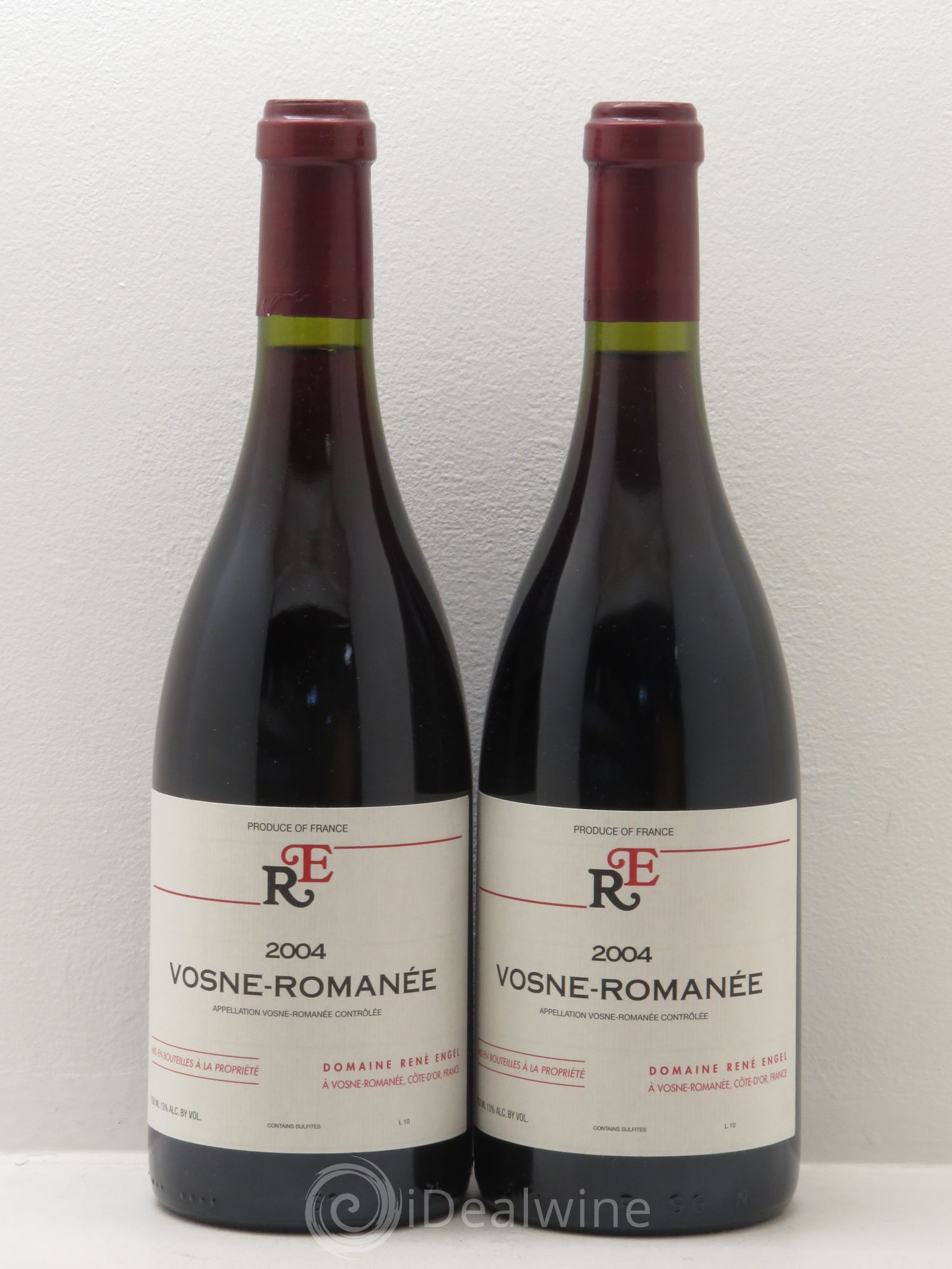 Vosne-Romanée Domaine René Engel - Domaine Eugénie 2004 - Lot de 2 bouteilles - 0