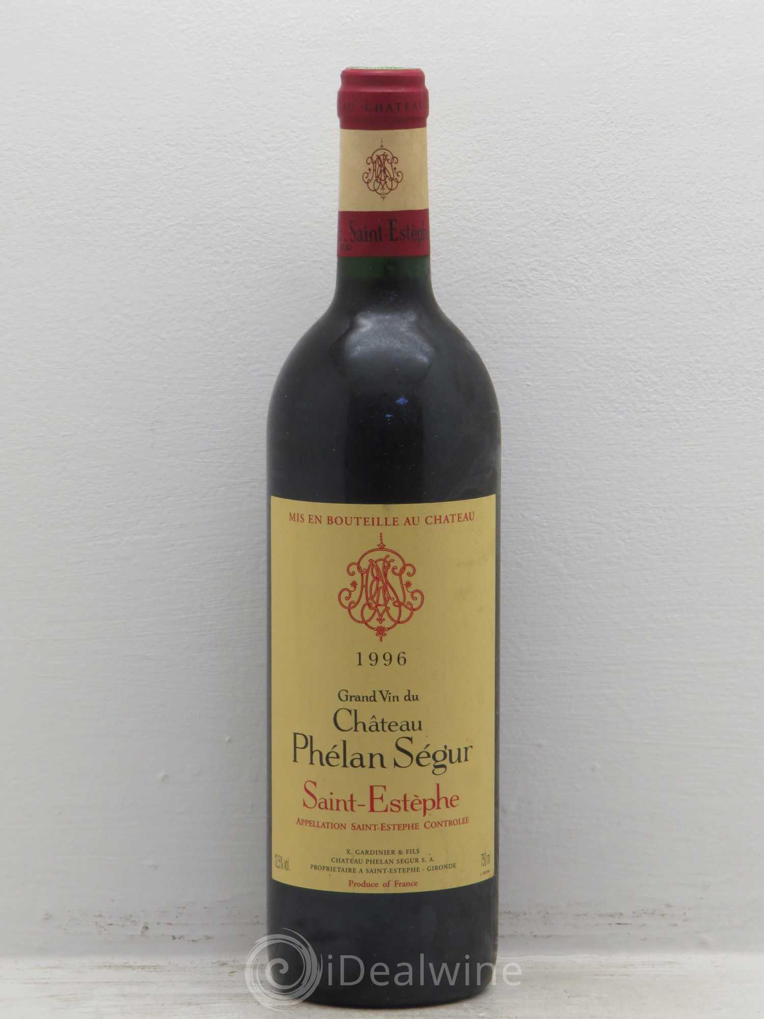Château Phélan Ségur 1996 - Lot de 6 bouteilles - 0