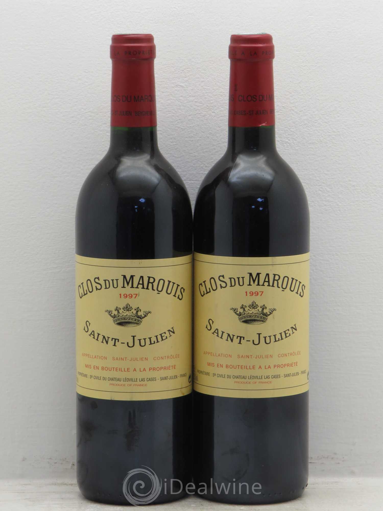 Clos du Marquis 1997 - Lot de 2 bouteilles - 0
