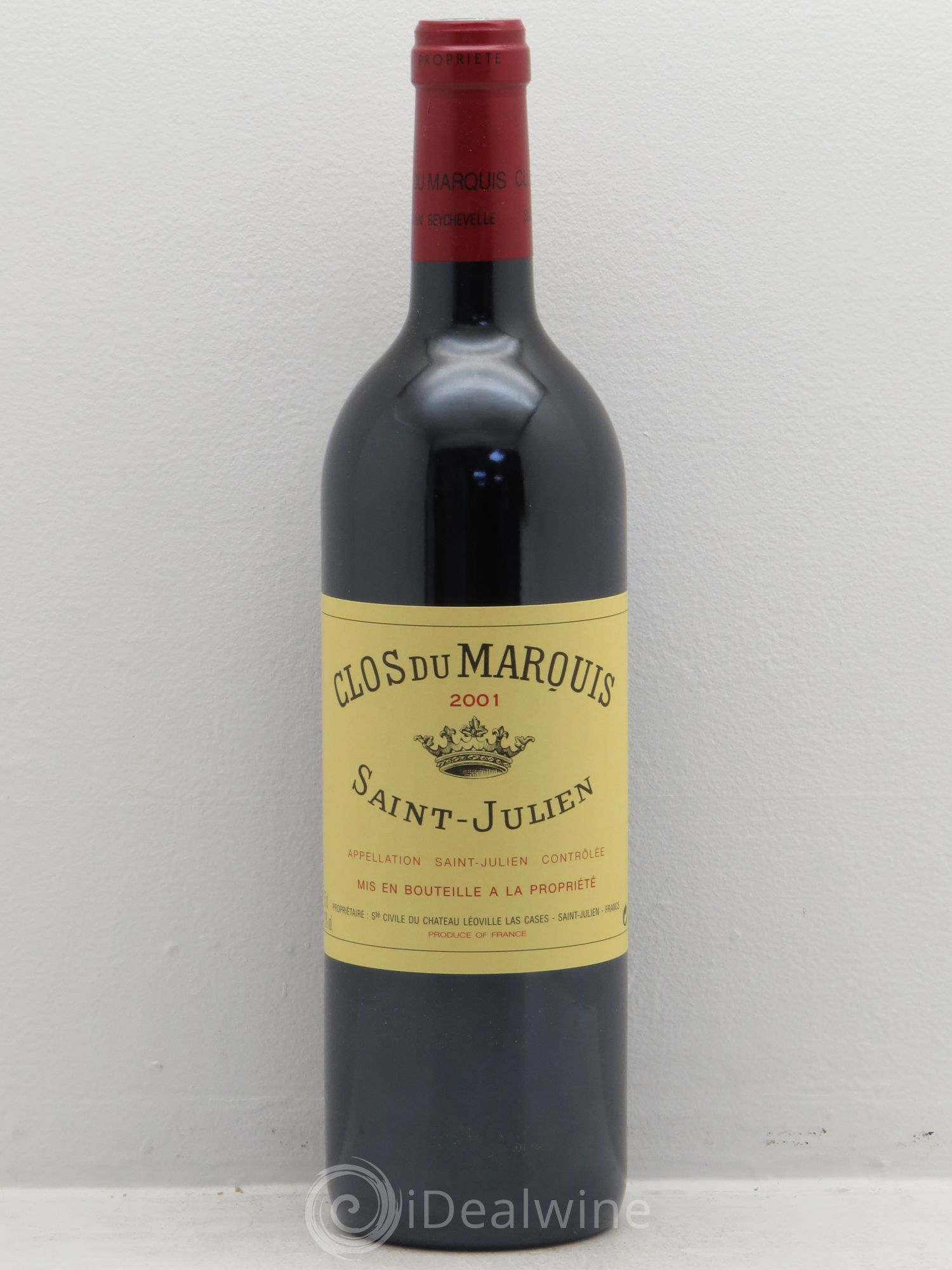 Clos du Marquis DEGUST GT(3) /BT (3) 2016 2001 - Posten von 6 Flaschen - 0