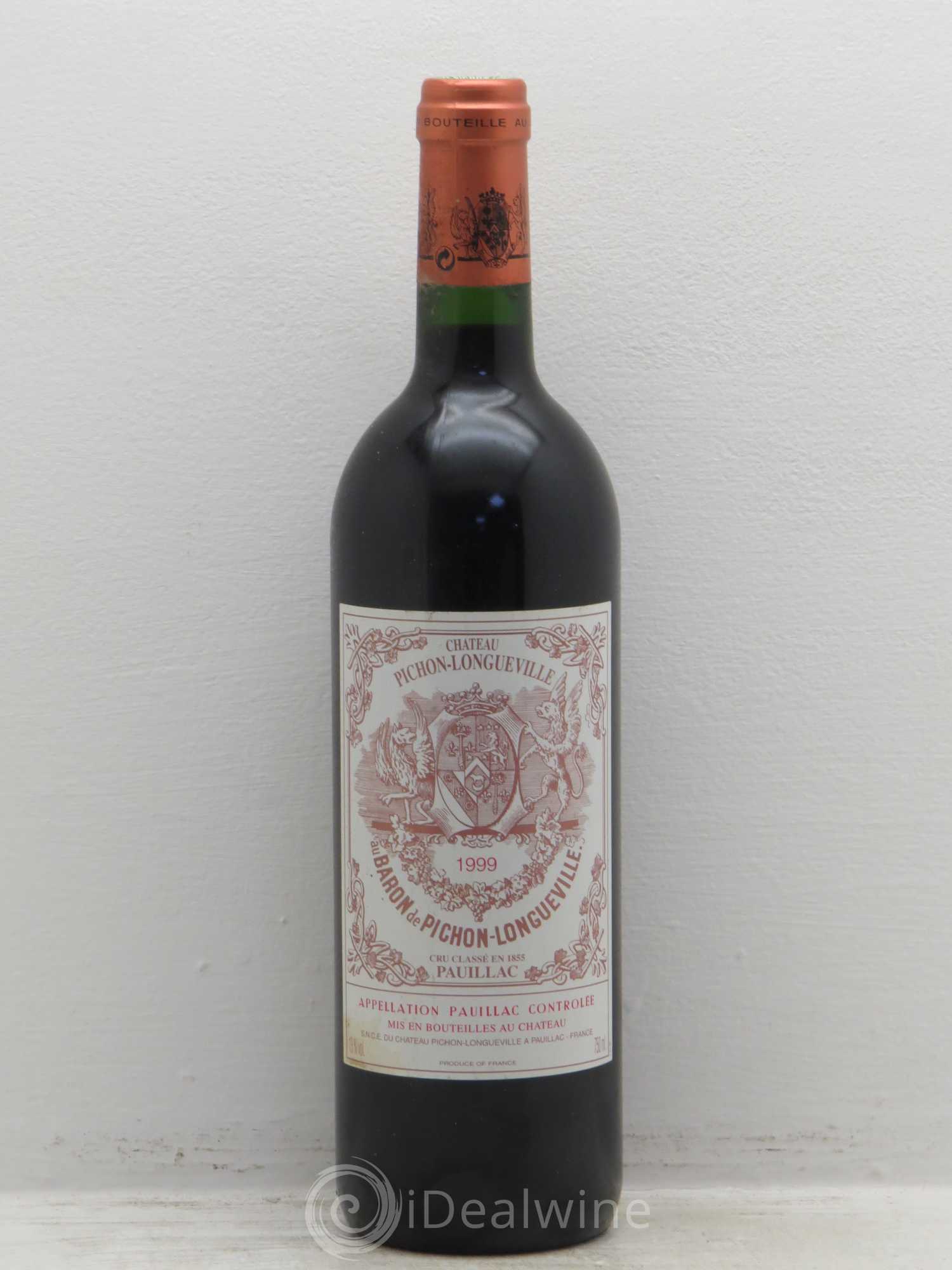 Pichon Longueville Baron 2ème Grand Cru Classé 1999 - Lot de 1 bouteille - 0