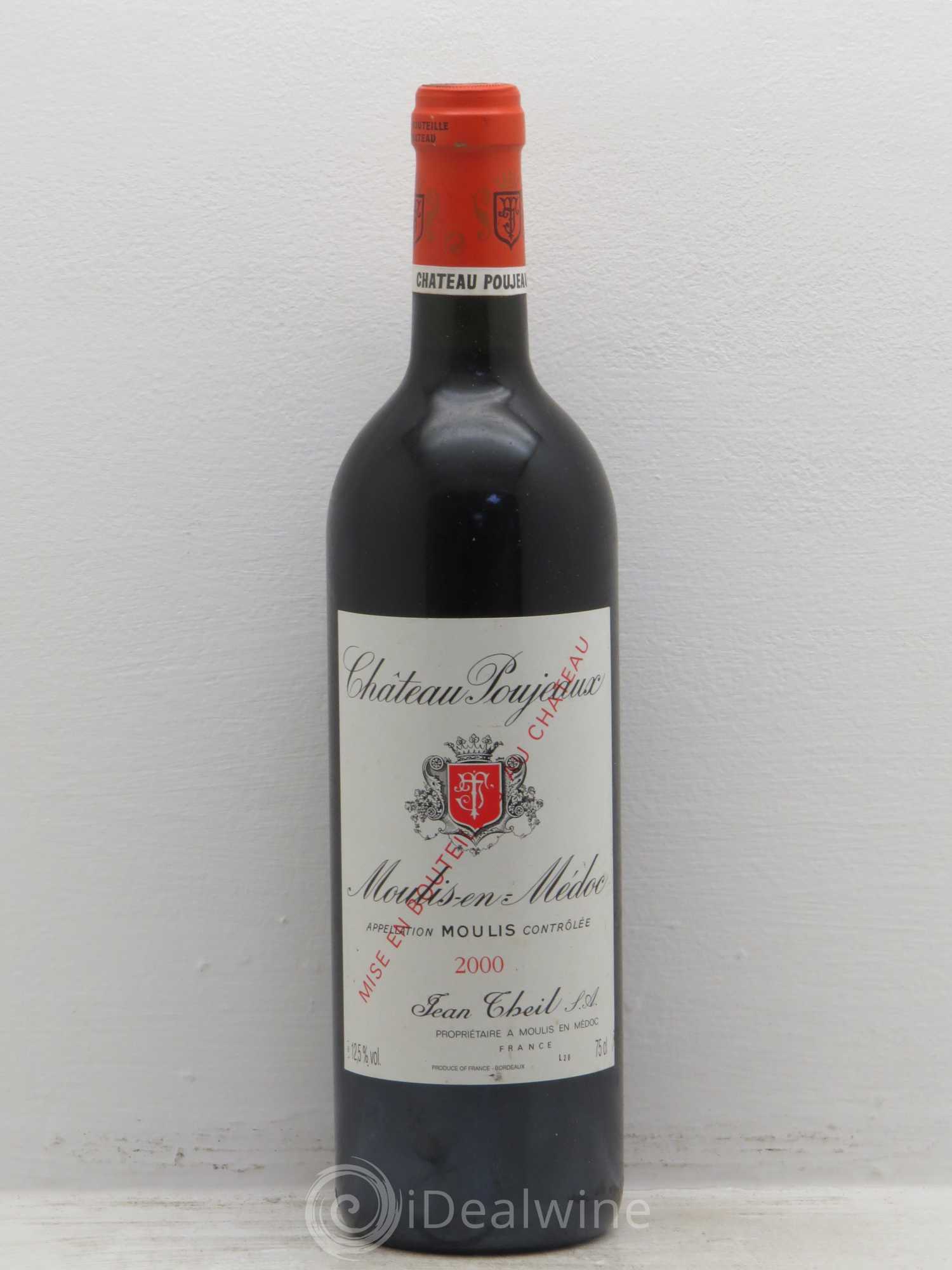 Château Poujeaux 2000 - Lot de 1 bouteille - 0