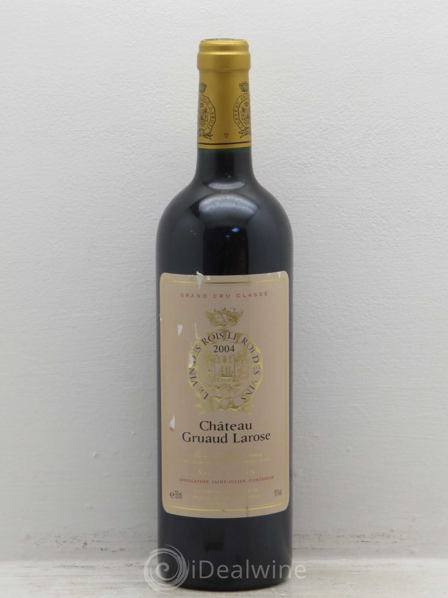 Château Gruaud Larose 2ème Grand Cru Classé 2004 - Lot de 1 bouteille - 0