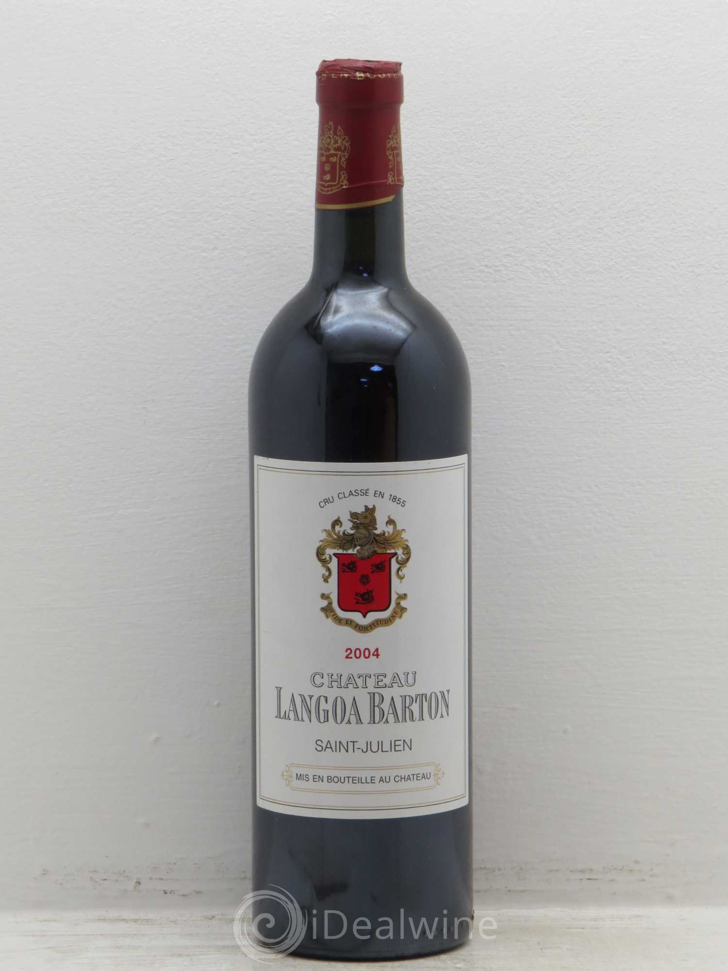 Château Langoa Barton 3ème Grand Cru Classé 2004 - Lot de 1 bouteille - 0