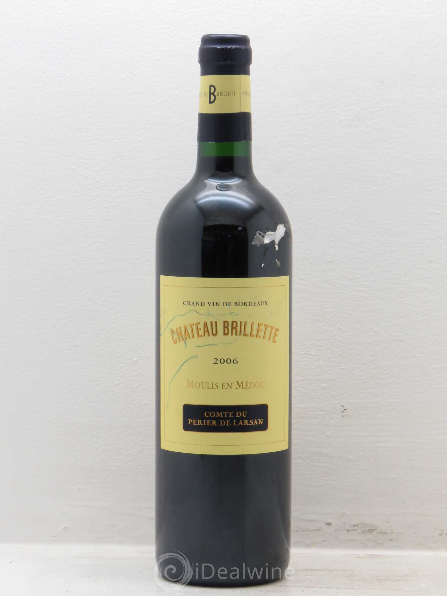 Château Brillette Cru Bourgeois 2006 - Lot de 6 bouteilles - 0