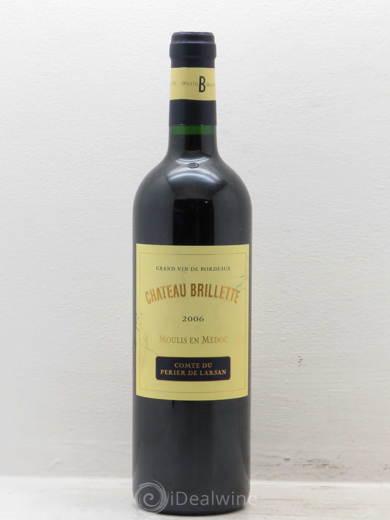 Château Brillette Cru Bourgeois 2006 - Lot de 1 bouteille - 0