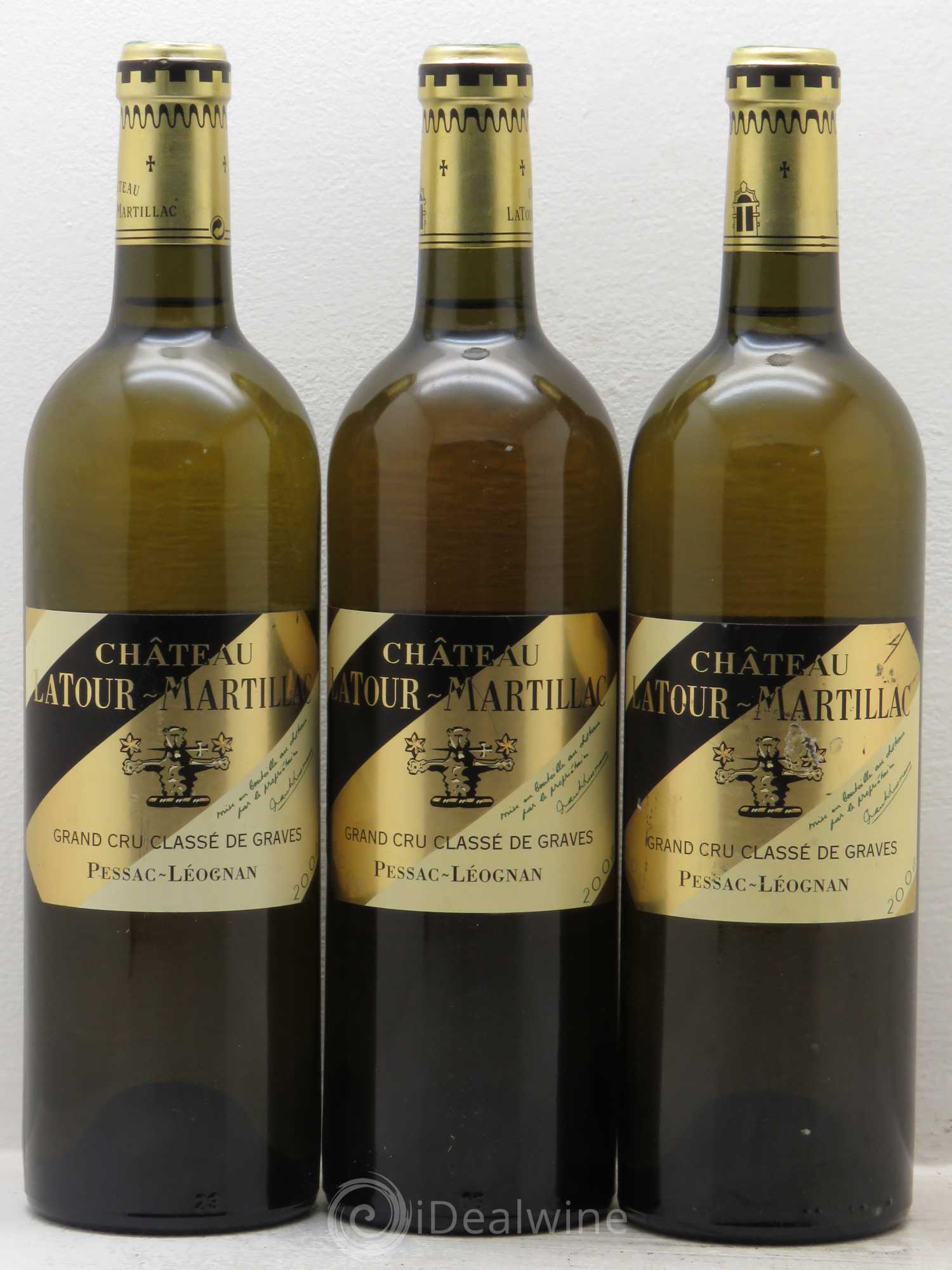 Château Latour-Martillac Cru Classé de Graves 2008 - Lot de 3 bouteilles - 0