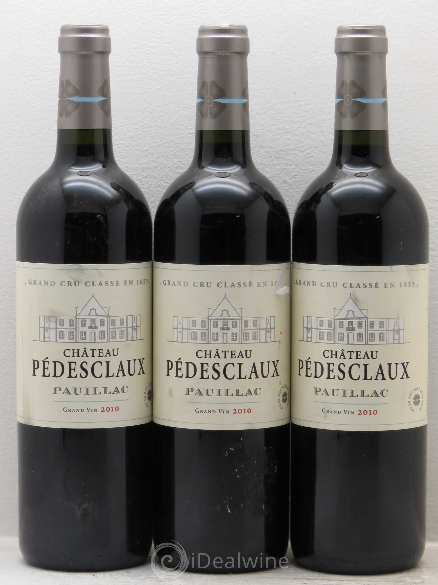 Château Pedesclaux 5ème Grand Cru Classé 2010 - Lot de 3 bouteilles - 0