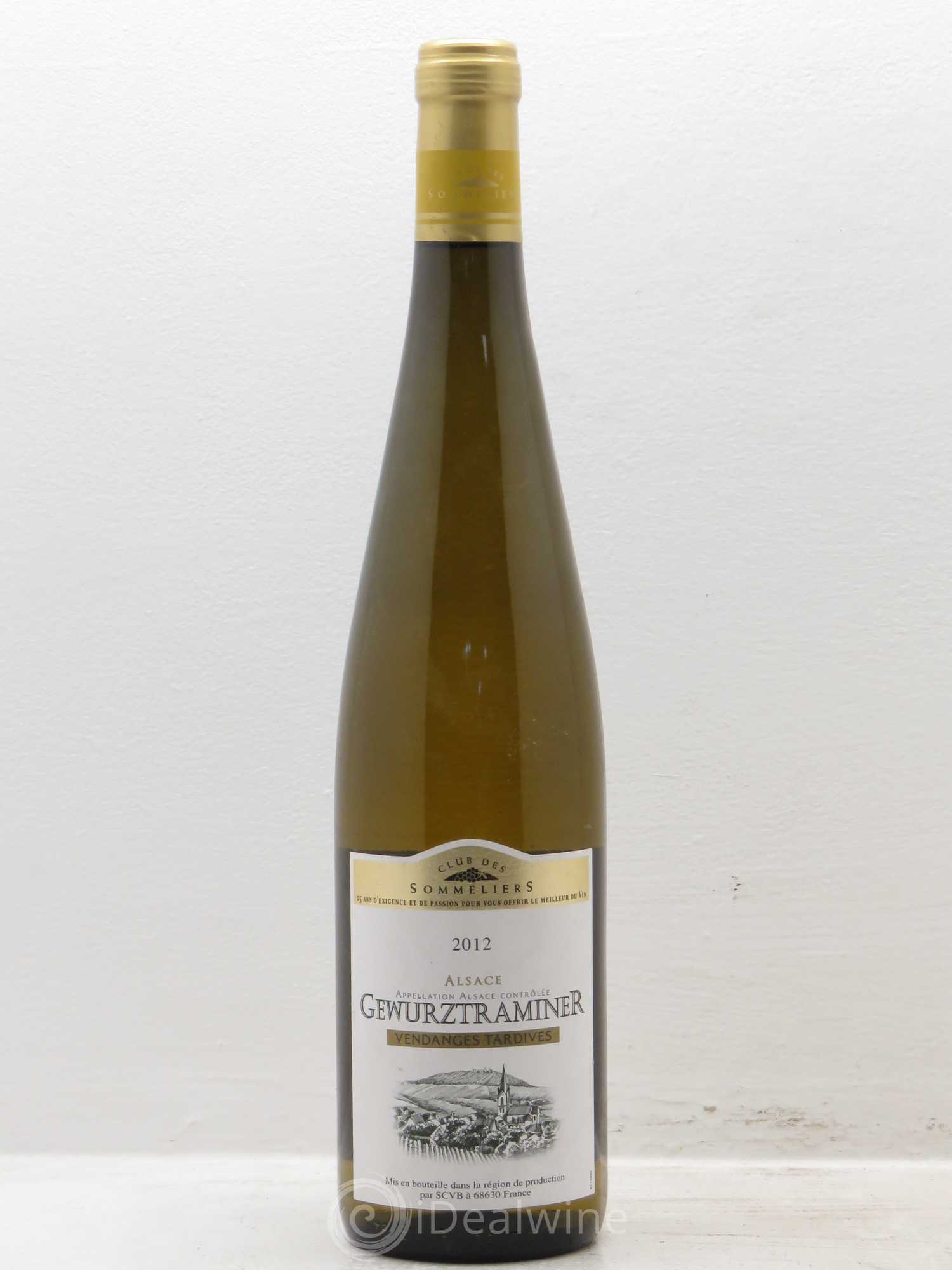 Gewurztraminer Vendanges Tardives Club des sommeliers 2012 - Lotto di 1 bottiglia - 0