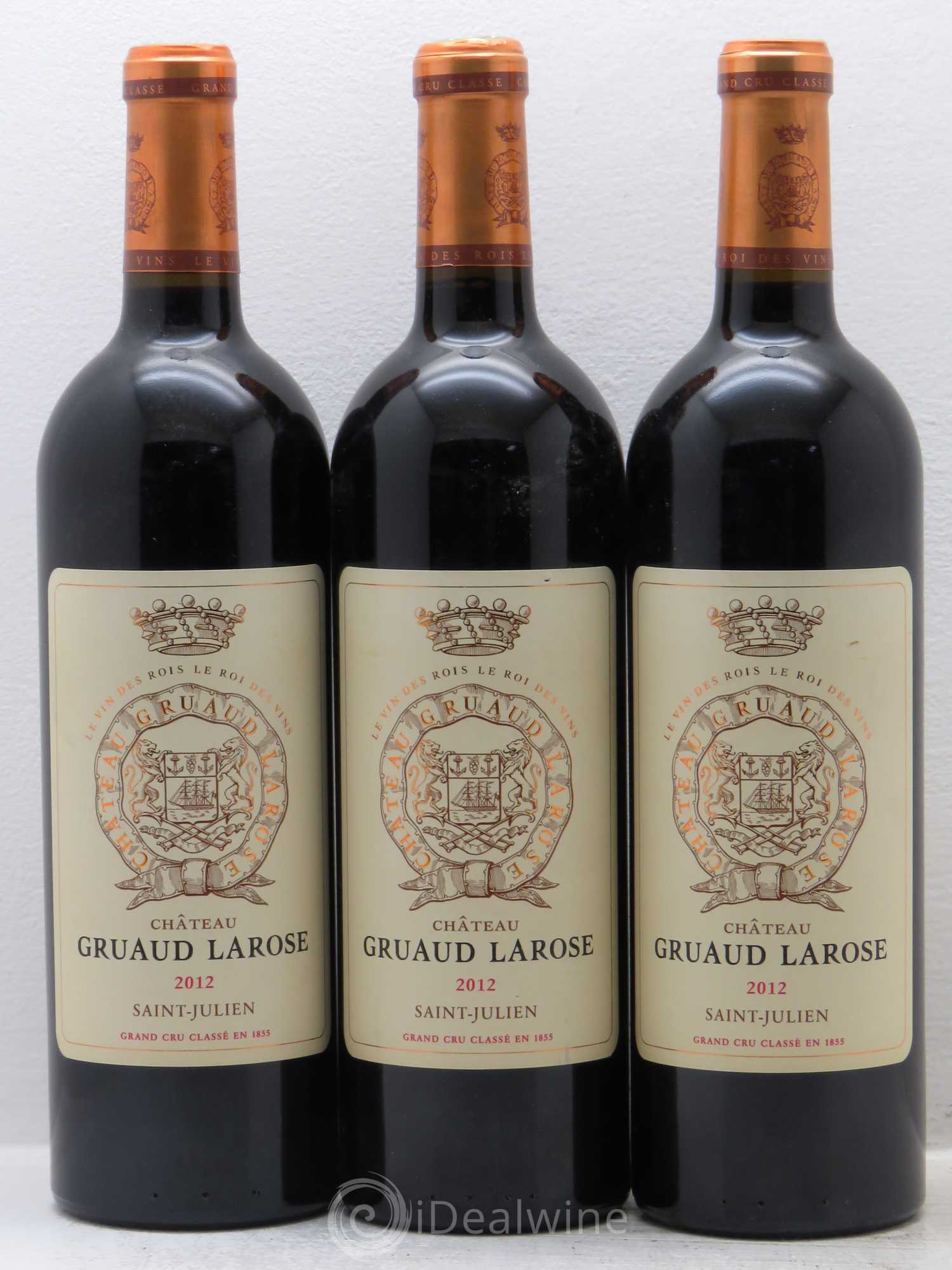 Château Gruaud Larose 2ème Grand Cru Classé 2012 - Lot de 3 bouteilles - 0
