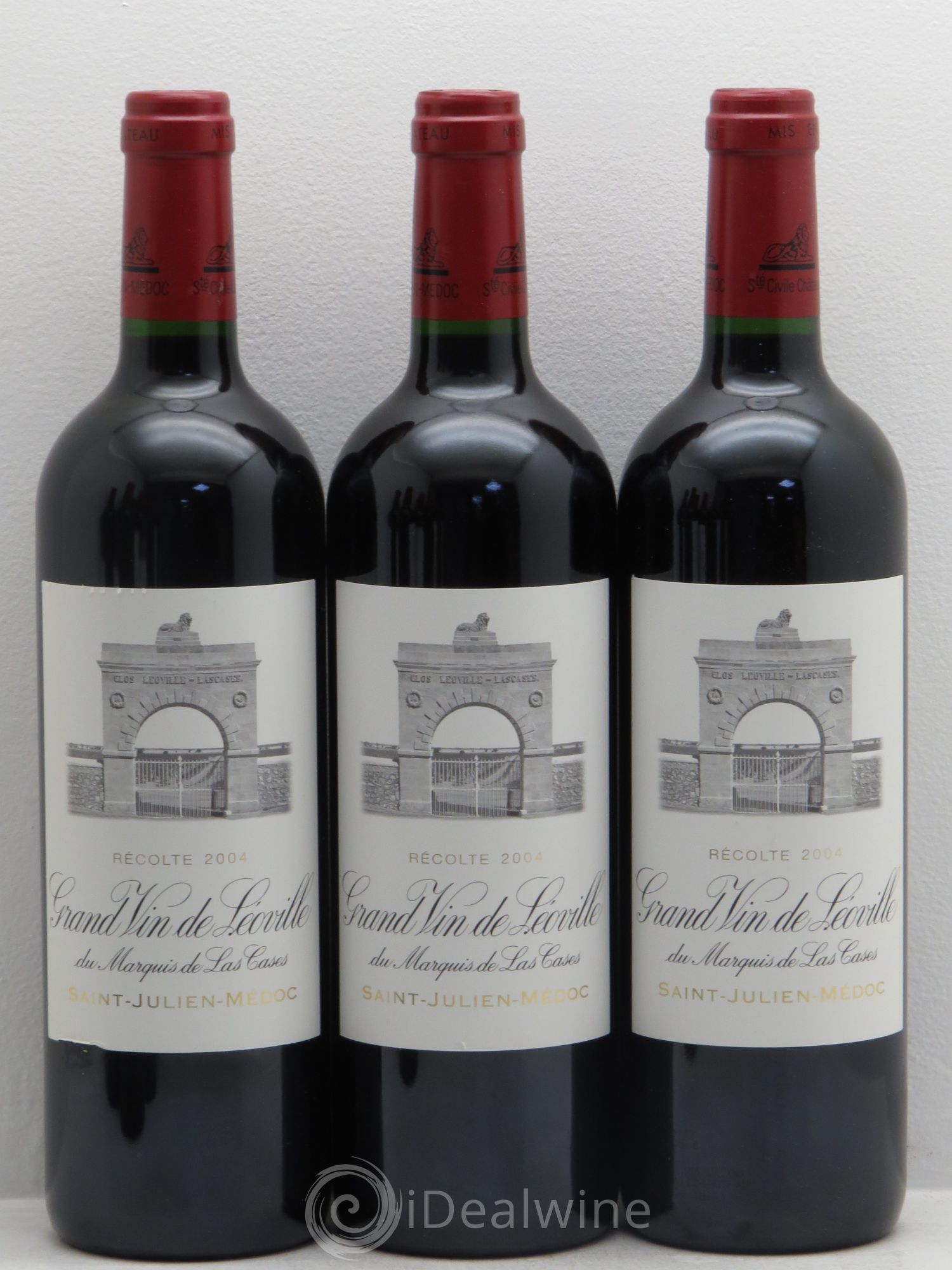 Château Léoville Las Cases 2ème Grand Cru Classé 2004 - Lot de 12 bouteilles - 1