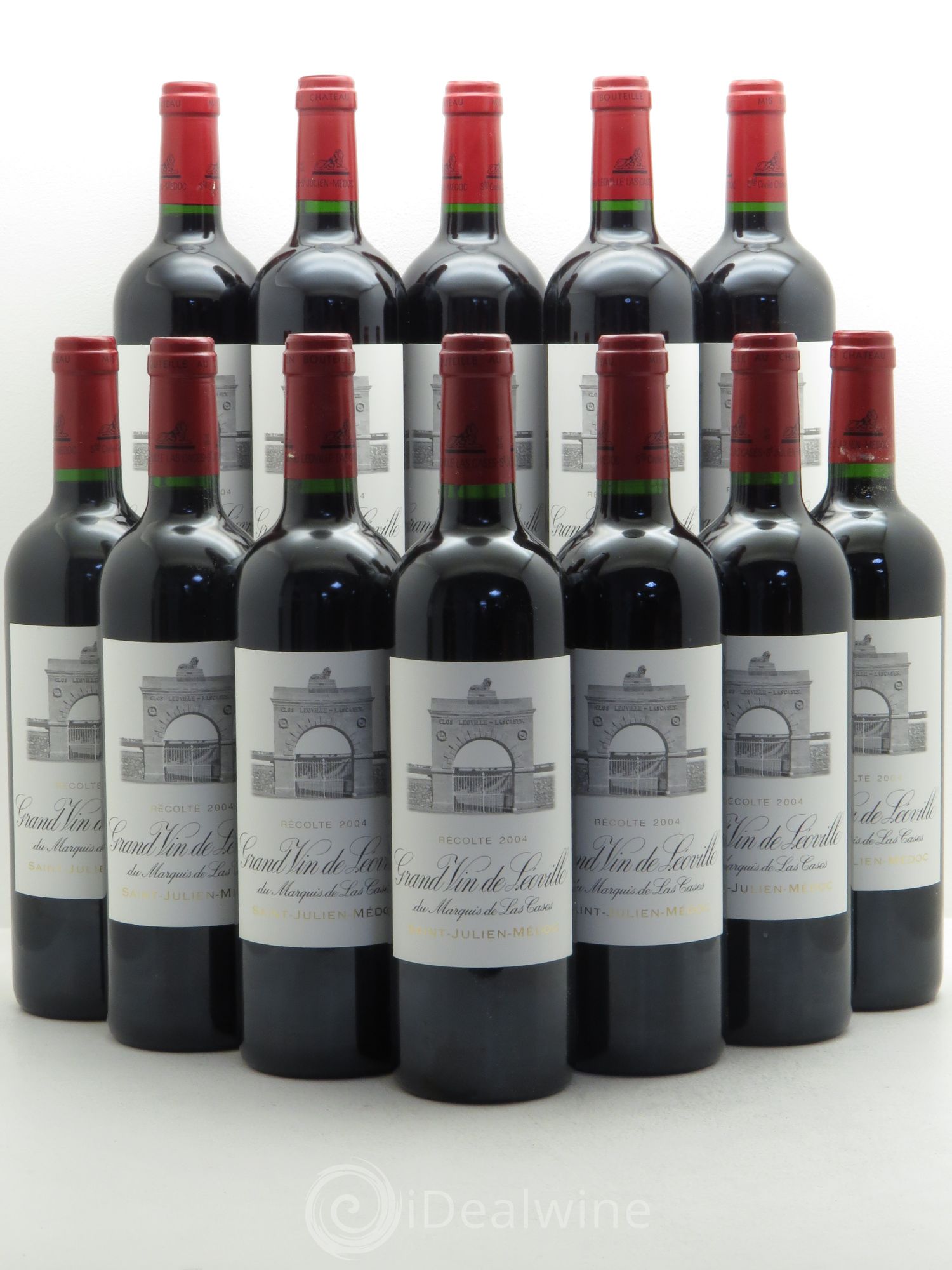 Château Léoville Las Cases 2ème Grand Cru Classé 2004 - Lot de 12 bouteilles - 0