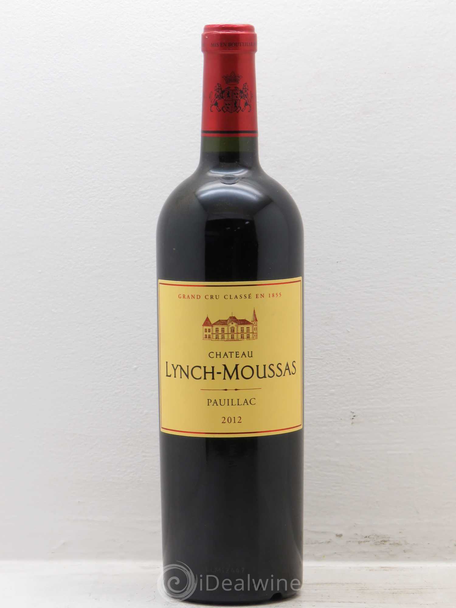 Château Lynch Moussas 5ème Grand Cru Classé 2012 - Lot de 1 bouteille - 0