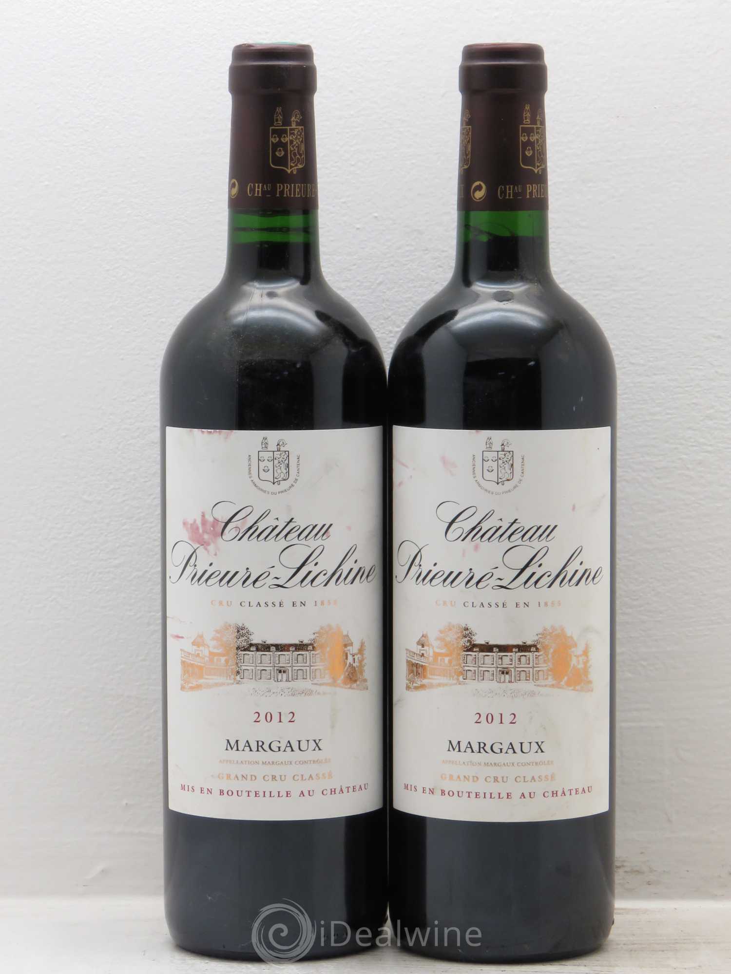 Château Prieuré Lichine 4ème Grand Cru Classé 2012 - Lot de 2 bouteilles - 0