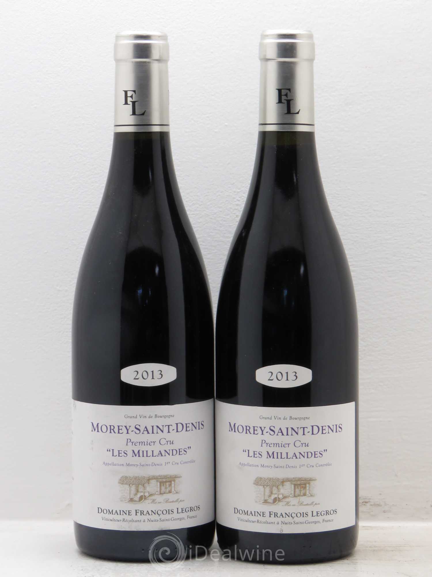 Morey-Saint-Denis 1er Cru F.Legros 2013 - Lot de 2 bouteilles - 0