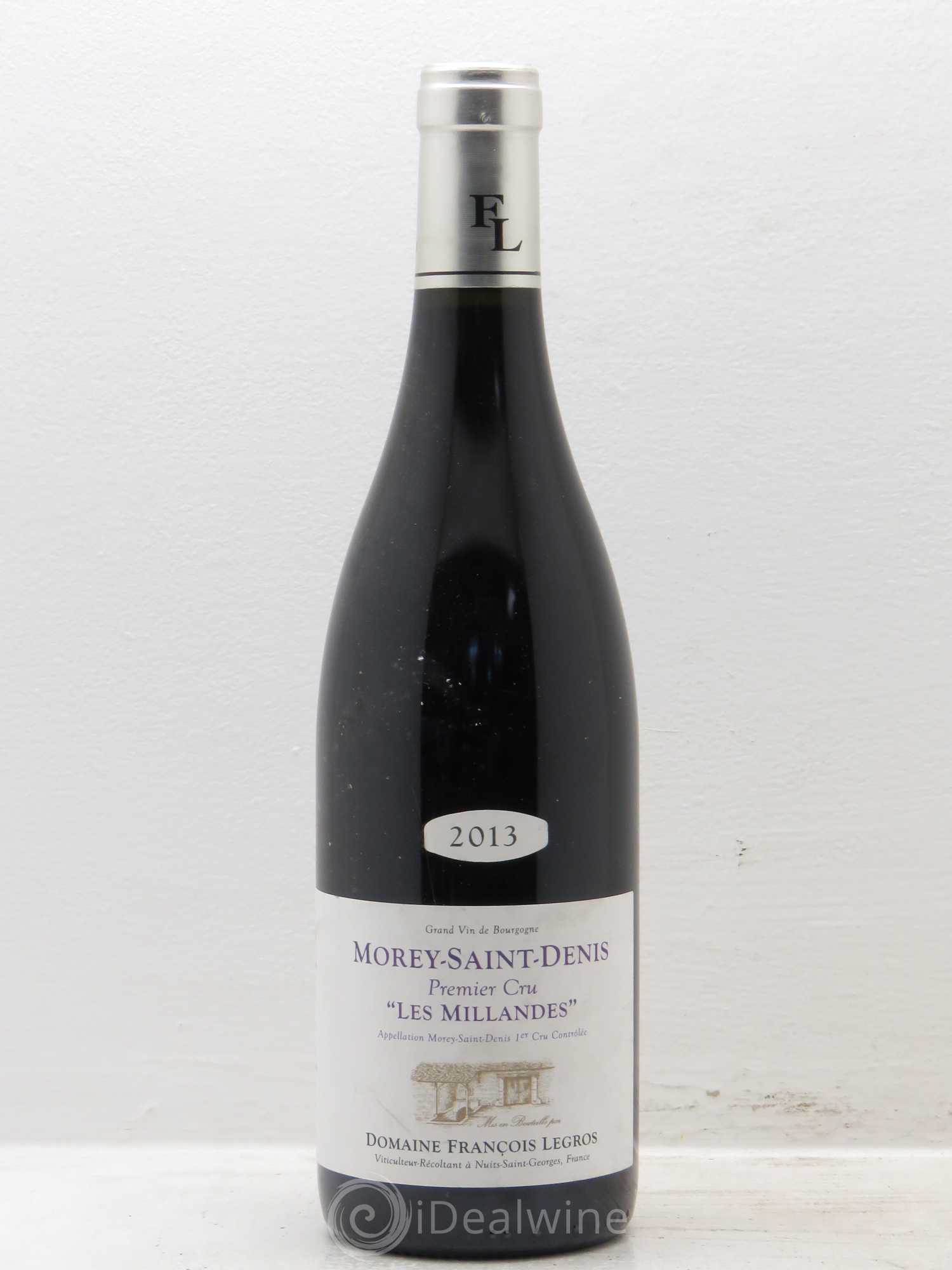 Morey-Saint-Denis 1er Cru F.Legros 2013 - Lot de 1 bouteille - 0