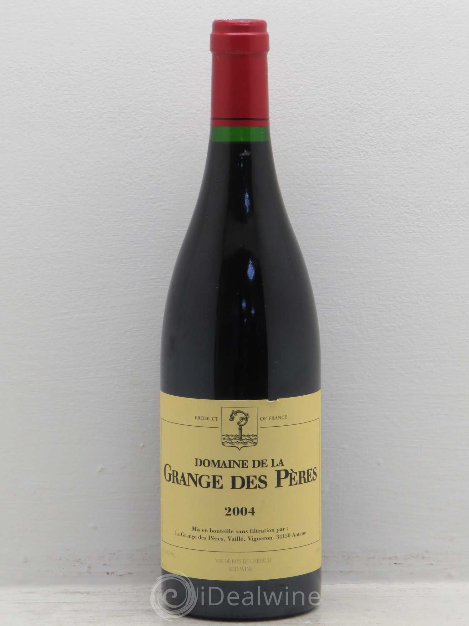Pays d'Hérault Grange des Pères Laurent Vaillé 2004 - Lot de 1 bouteille - 0