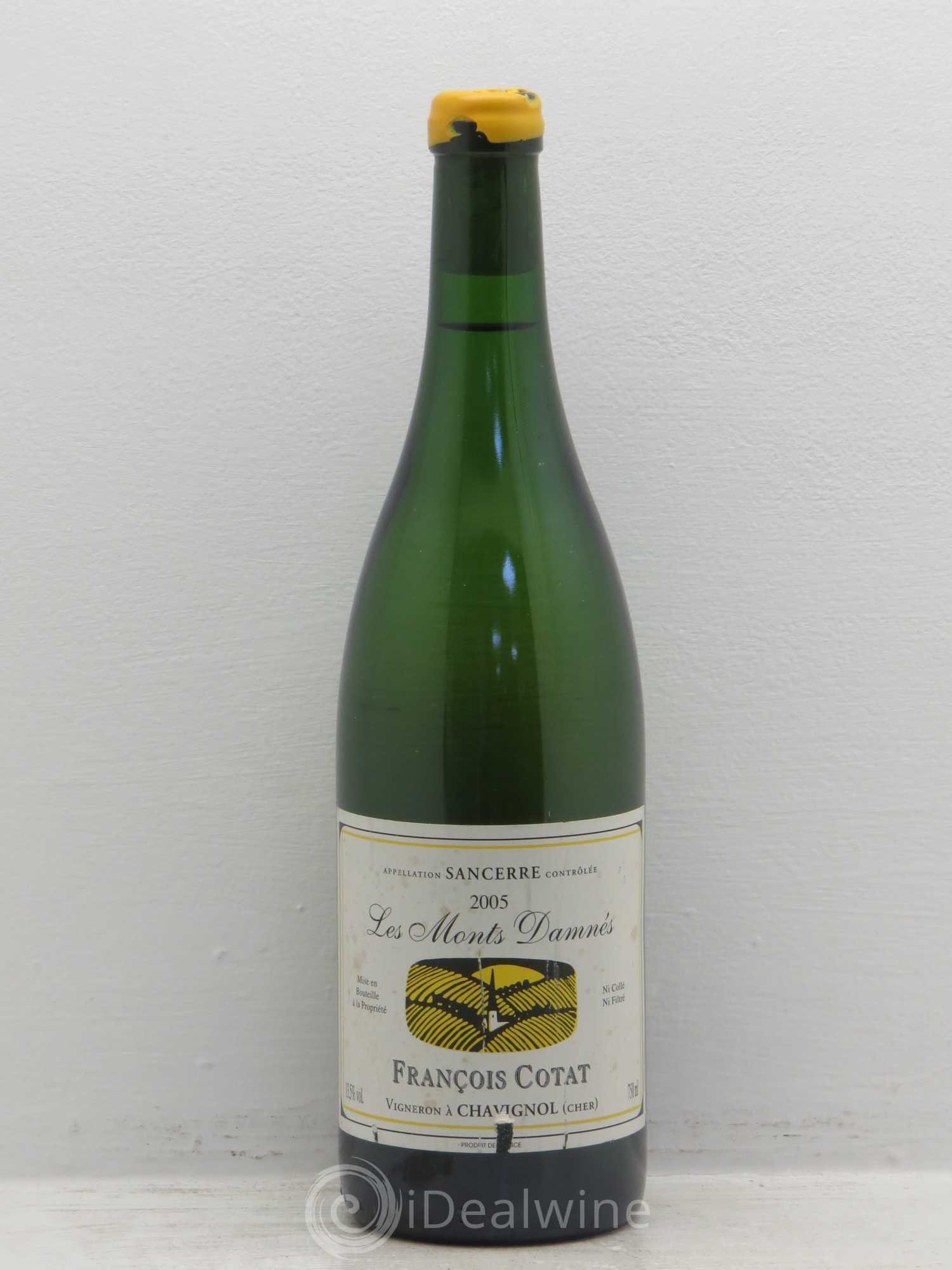 Sancerre Les Monts Damnés François Cotat 2005 - Lot de 1 bouteille - 0