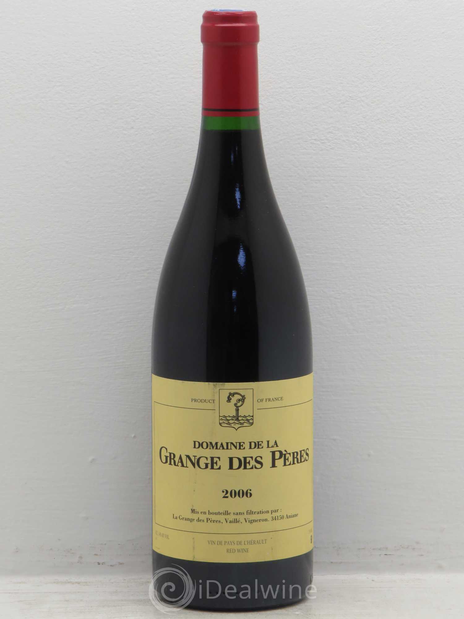 Pays d'Hérault Grange des Pères Laurent Vaillé 2006 - Lot de 1 bouteille - 0