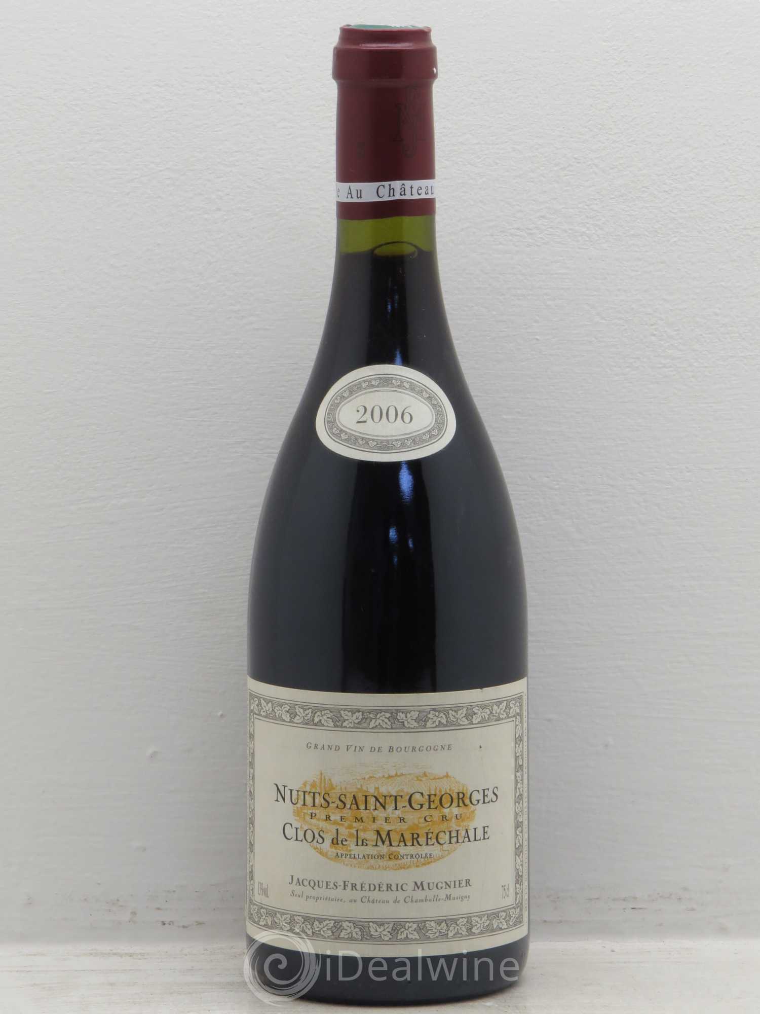 Nuits-Saint-Georges 1er Cru Clos de La Maréchale Jacques-Frédéric Mugnier 2006 - Lot de 1 bouteille - 0