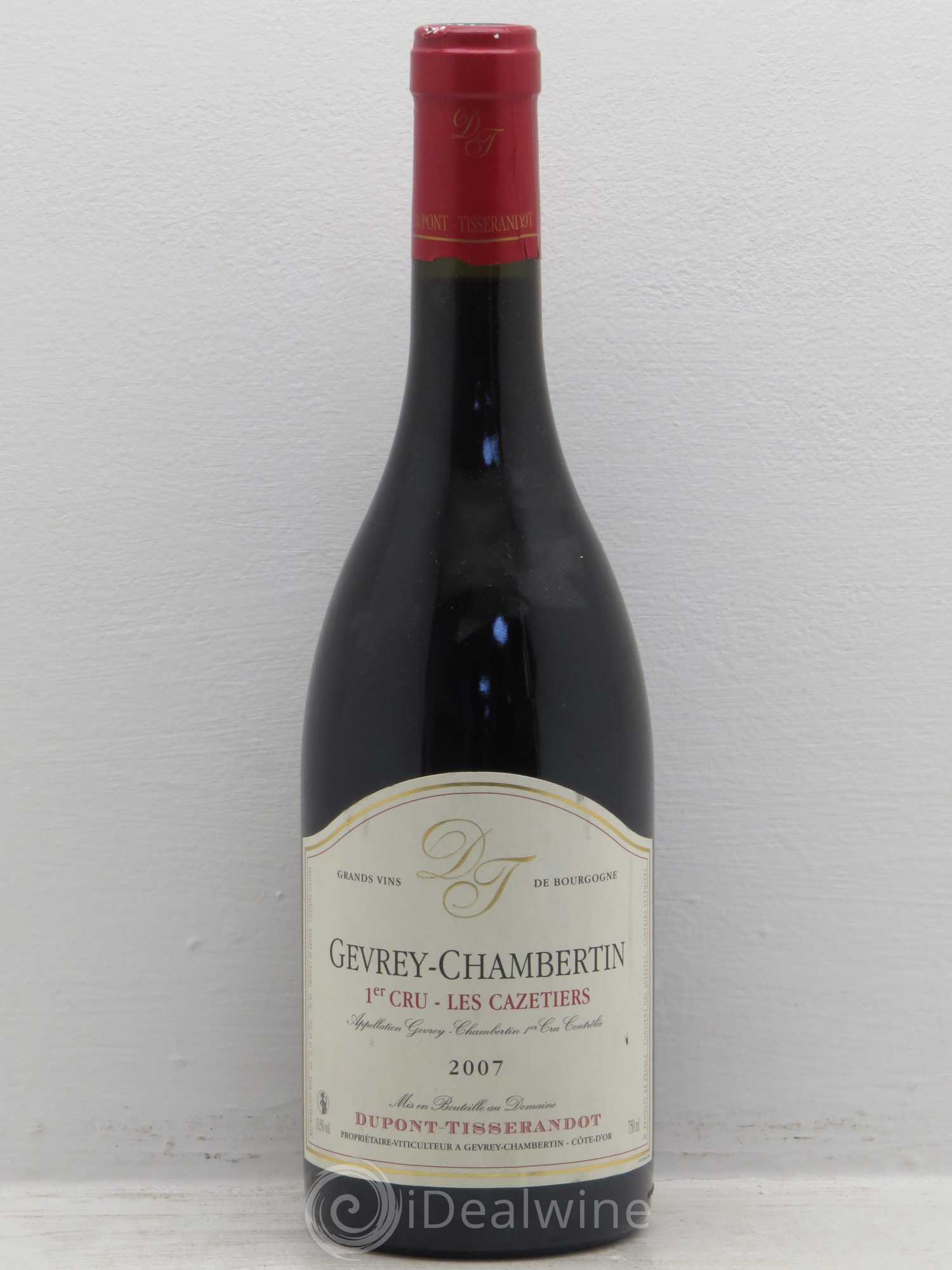 Gevrey-Chambertin 1er Cru Cazetiers Dupont-Tisserandot (Domaine) 2007 - Lot de 1 bouteille - 0