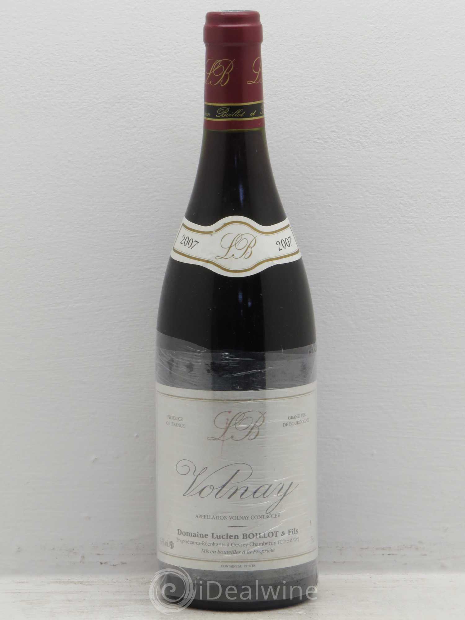 Volnay Lucien Boillot 2007 - Lot de 1 bouteille - 0