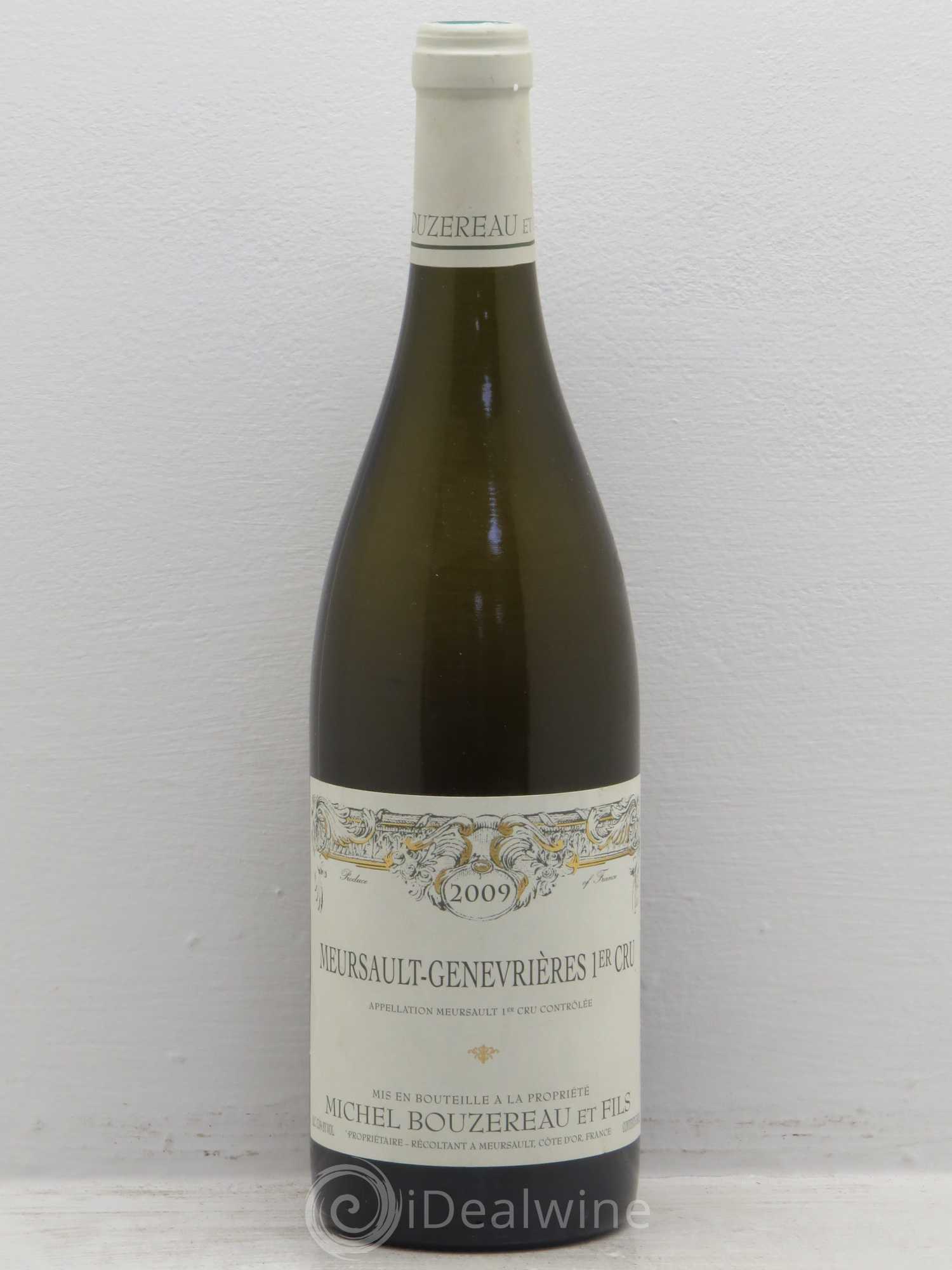 Meursault 1er Cru domaine Bouzereau 2009 - Posten von 1 Flasche - 0