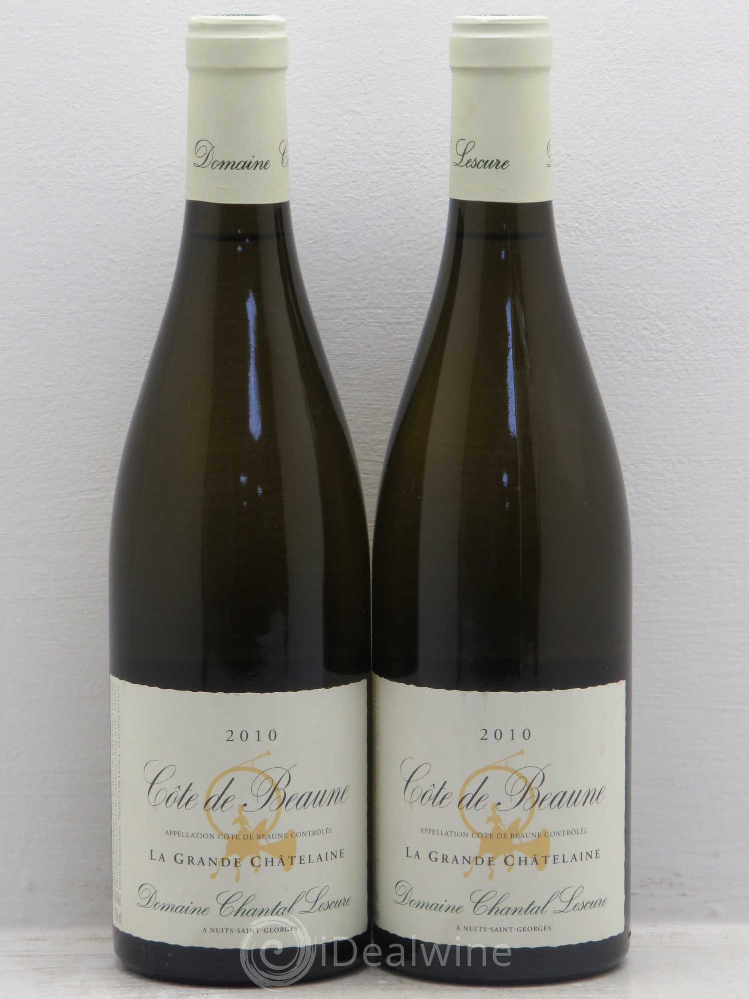 Beaune cote de beaune la grande chatelaine chantal Lescure 2010 - Posten von 2 Flaschen - 0