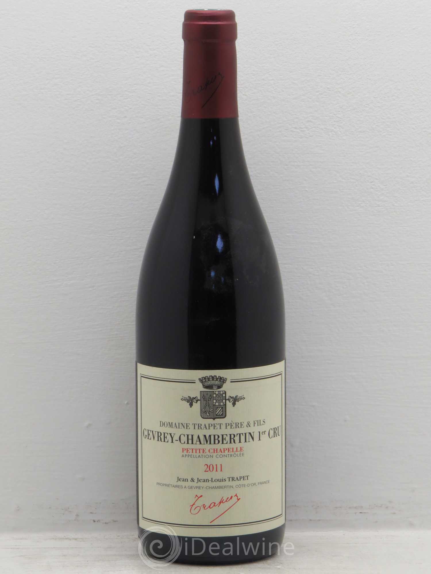 Gevrey-Chambertin 1er Cru Petite Chapelle Domaine Trapet 2011 - Lot de 1 bouteille - 0
