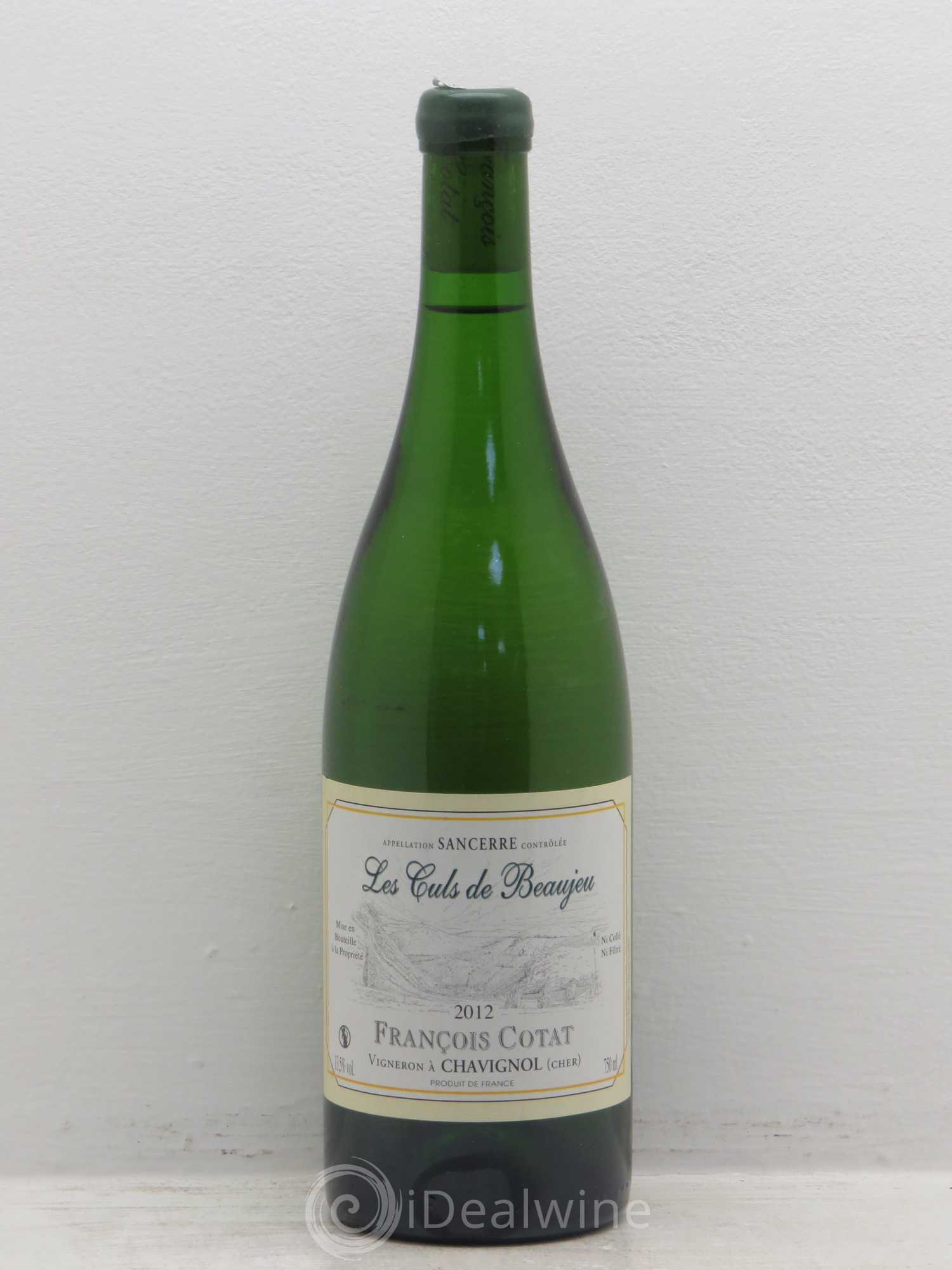 Sancerre Les Culs de Beaujeu François Cotat 2012 - Posten von 1 Flasche - 0