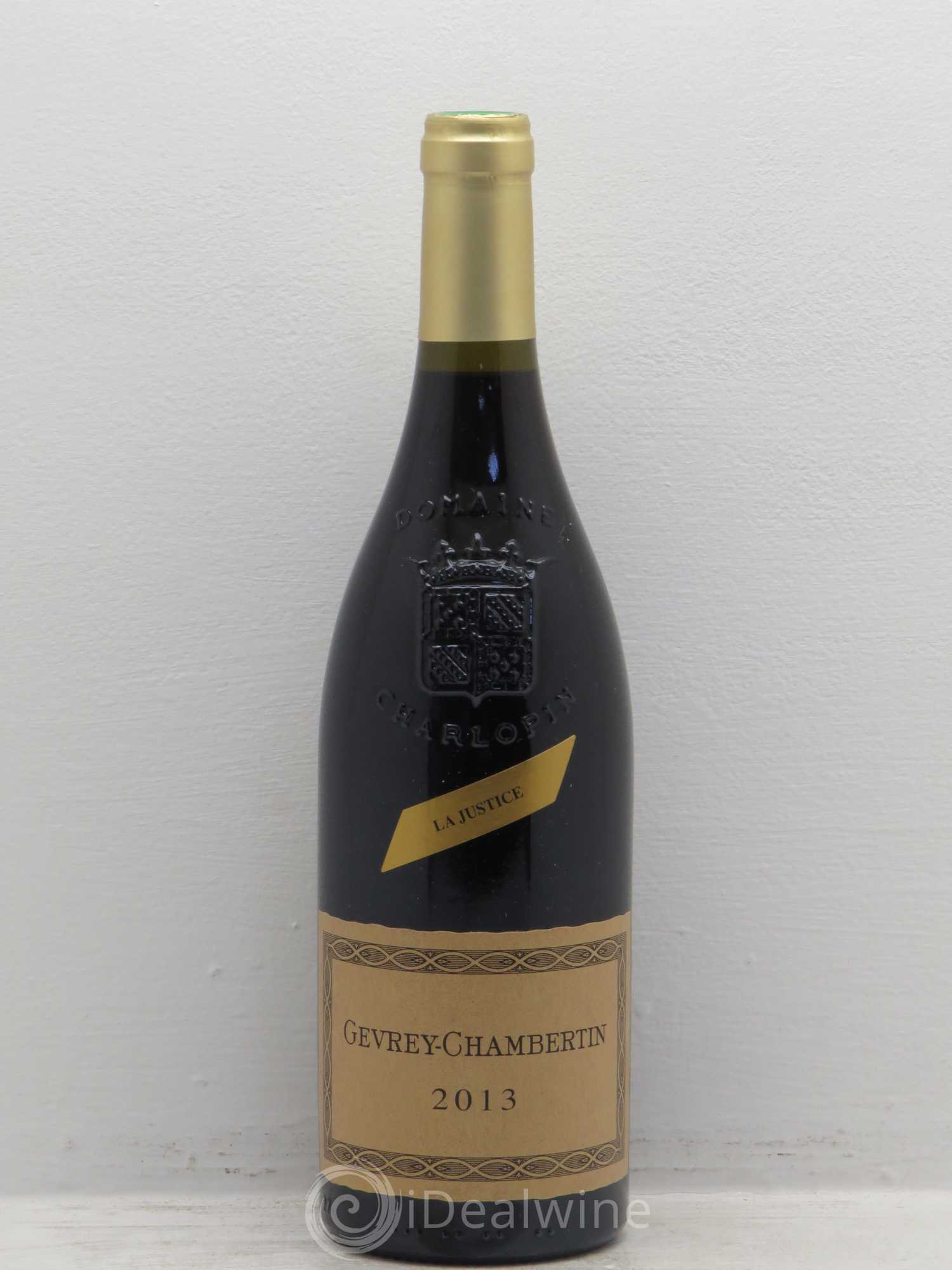 Gevrey-Chambertin La justice Parizot charlopin 2013 - Posten von 1 Flasche - 0