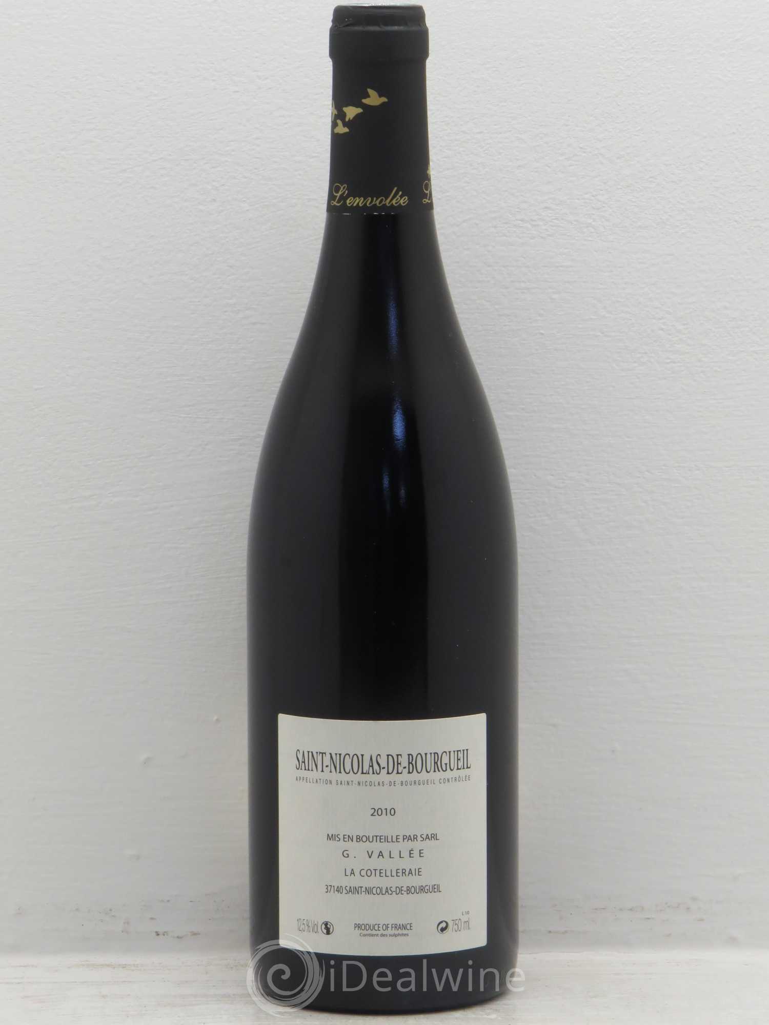 Saint-Nicolas de Bourgueil l'envolée Gérard Vallée 2010 - Posten von 6 Flaschen - 1