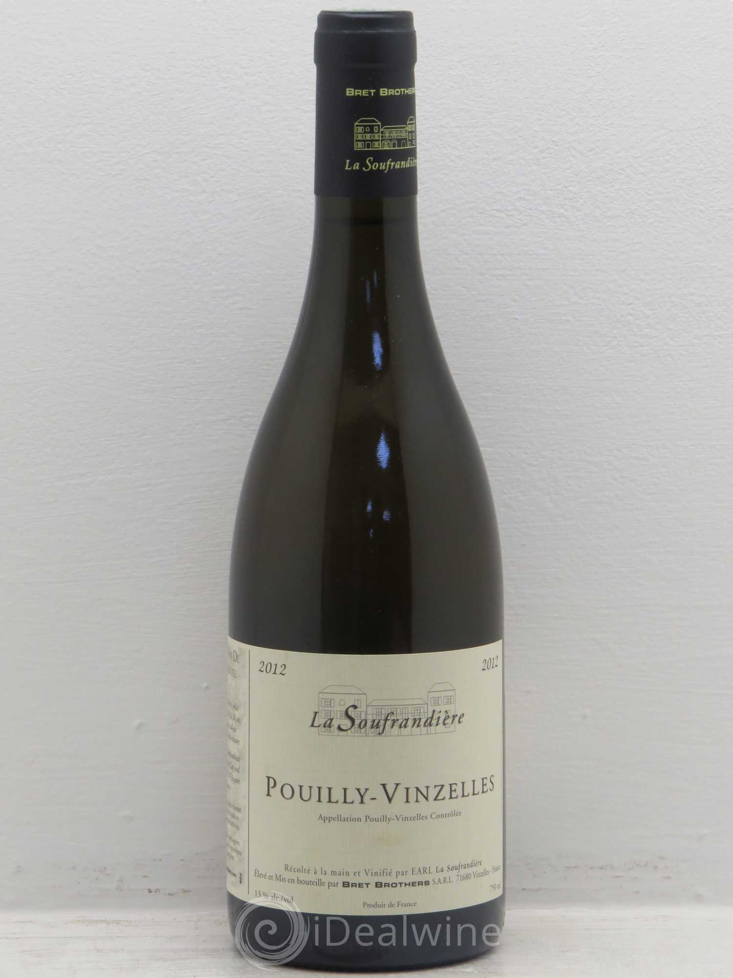 Pouilly-Vinzelles La Soufrandière - Bret Brothers 2012 - Lot de 6 bouteilles - 0