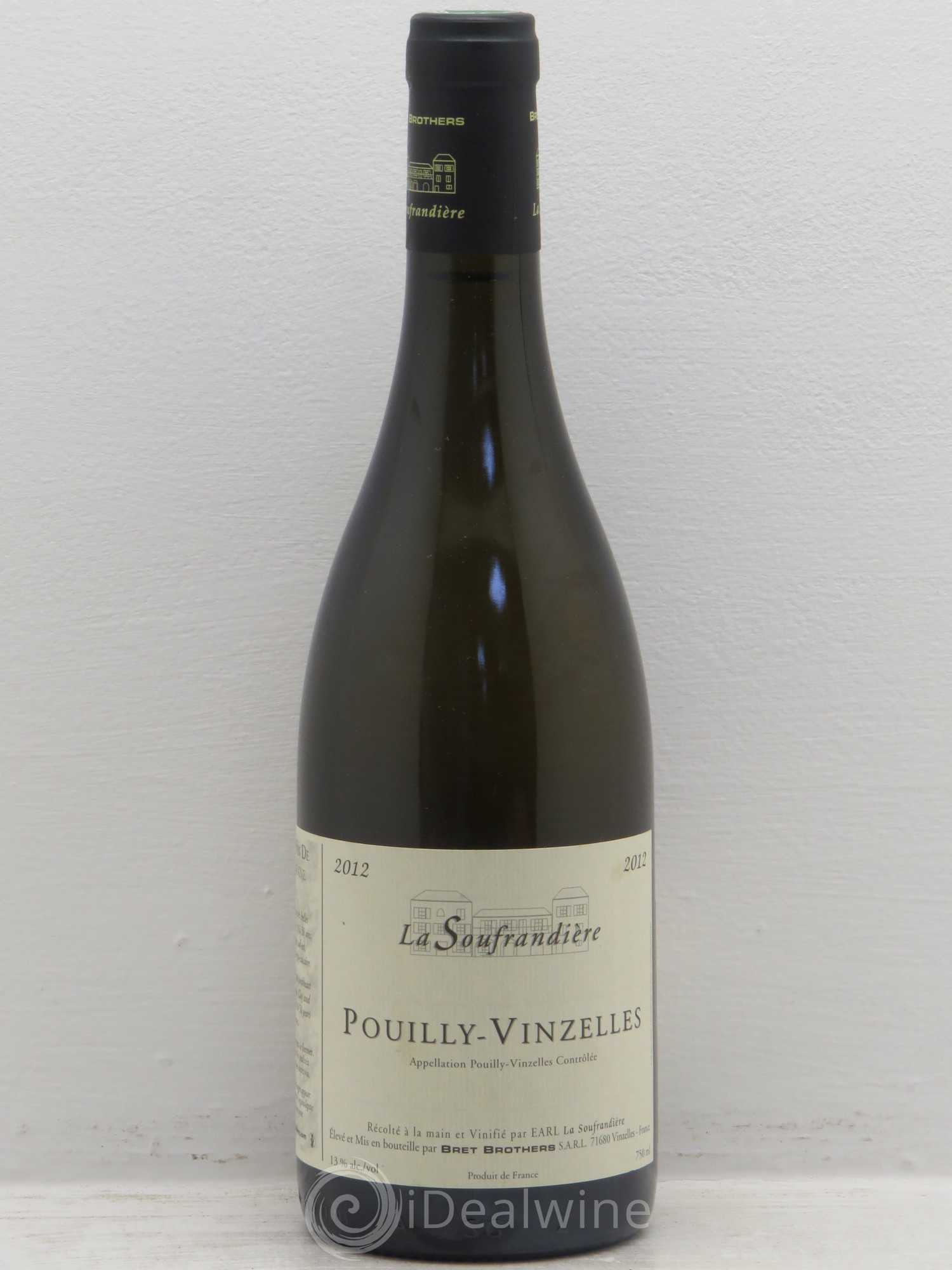 Pouilly-Vinzelles La Soufrandière - Bret Brothers 2012 - Lot de 6 bouteilles - 0