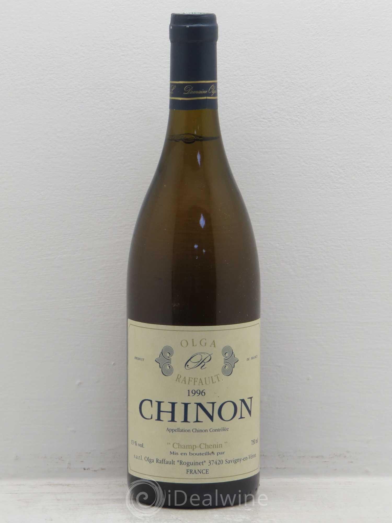 Chinon Champ chenin Olga Raffault 1996 - Lot de 1 bouteille - 0