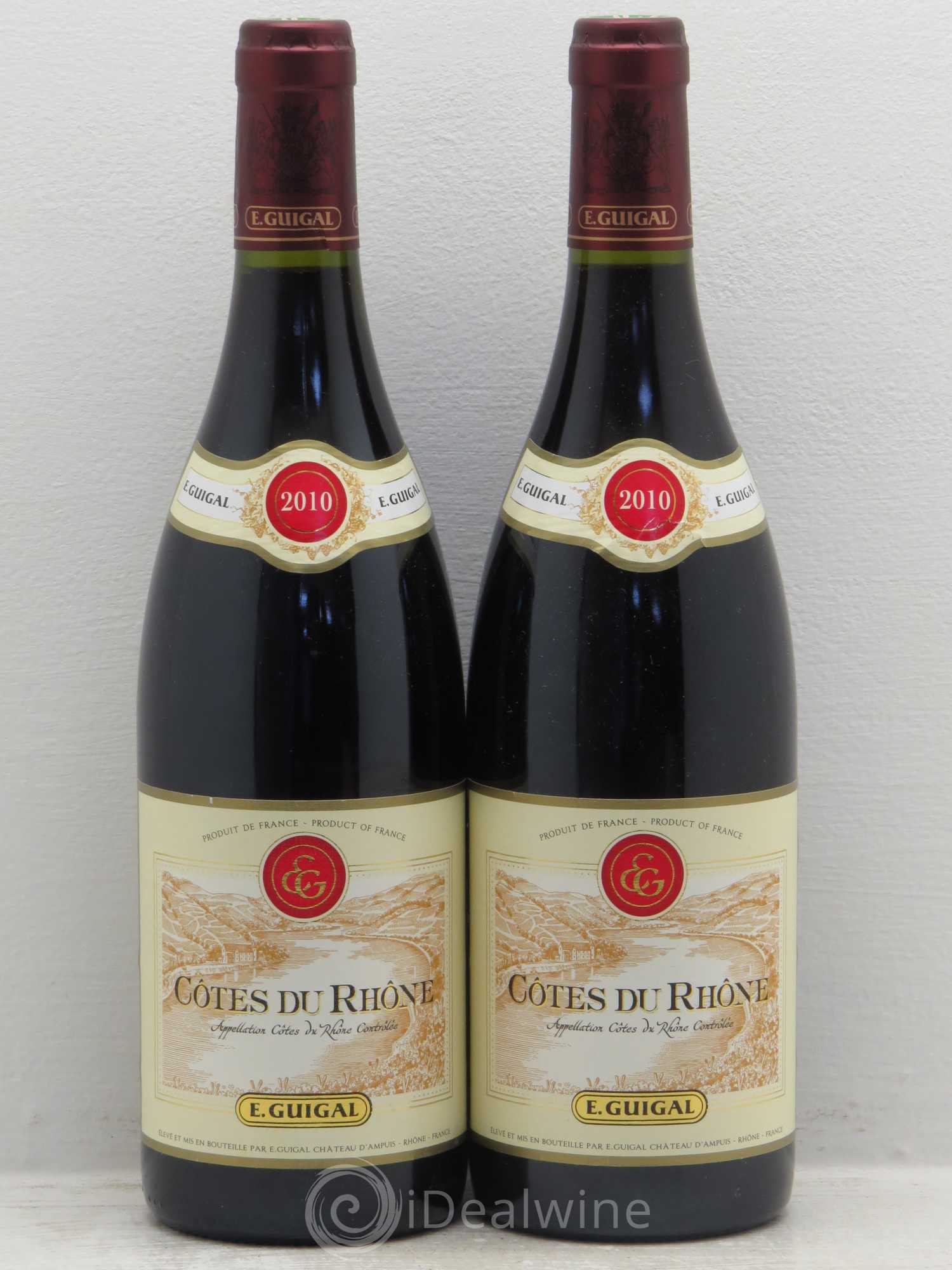 Côtes-du-Rhône Guigal 2010 - Lot de 2 bouteilles - 0