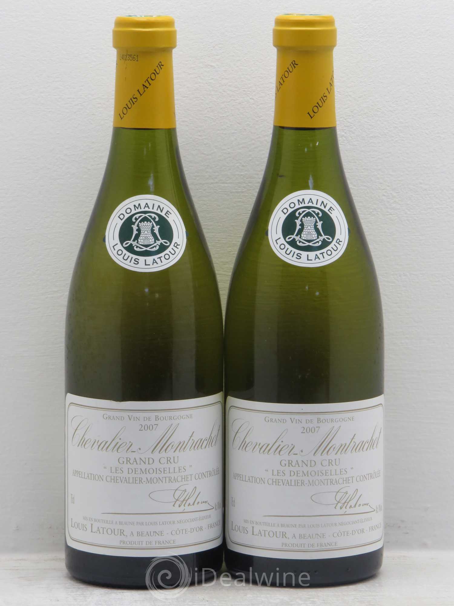 Chevalier-Montrachet Grand Cru Les Demoiselles Louis Latour 2007 - Lot de 2 bouteilles - 0