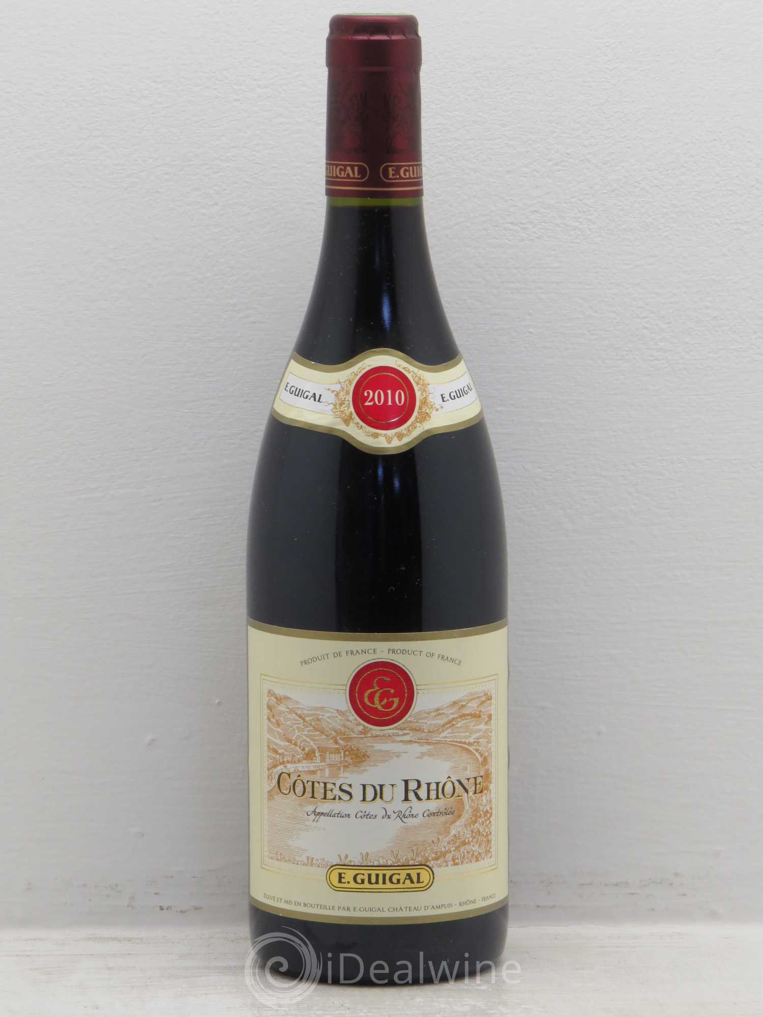 Côtes-du-Rhône Guigal 2010 - Lot de 6 bouteilles - 0
