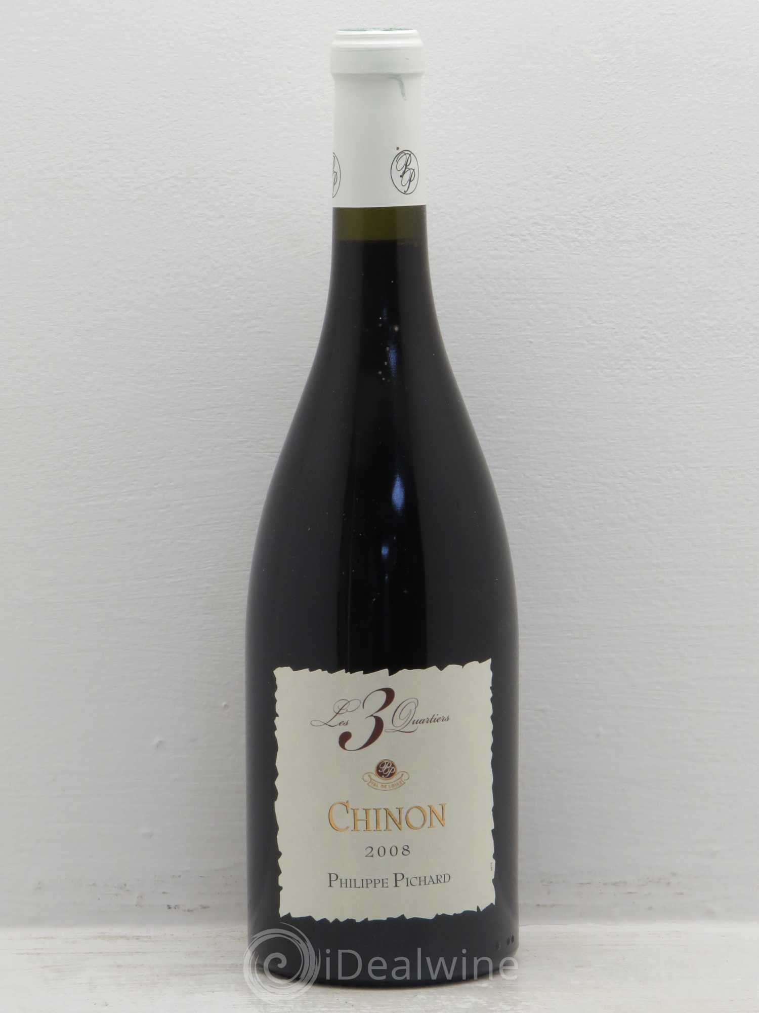 Chinon les 3 quartiers vv domaine Pichard 2008 - Posten von 1 Flasche - 0