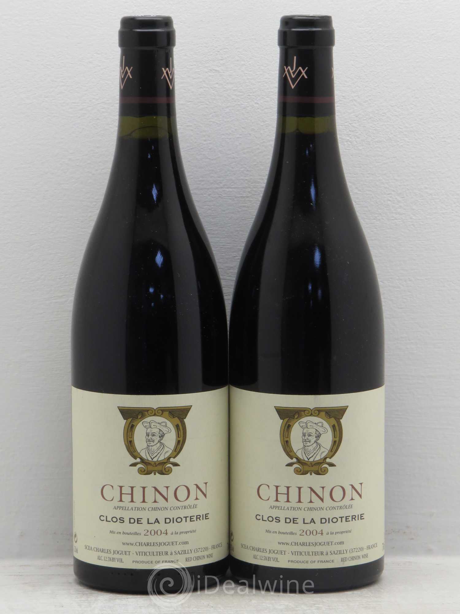 Chinon Clos de La Dioterie Charles Joguet 2004 - Lot de 2 bouteilles - 0