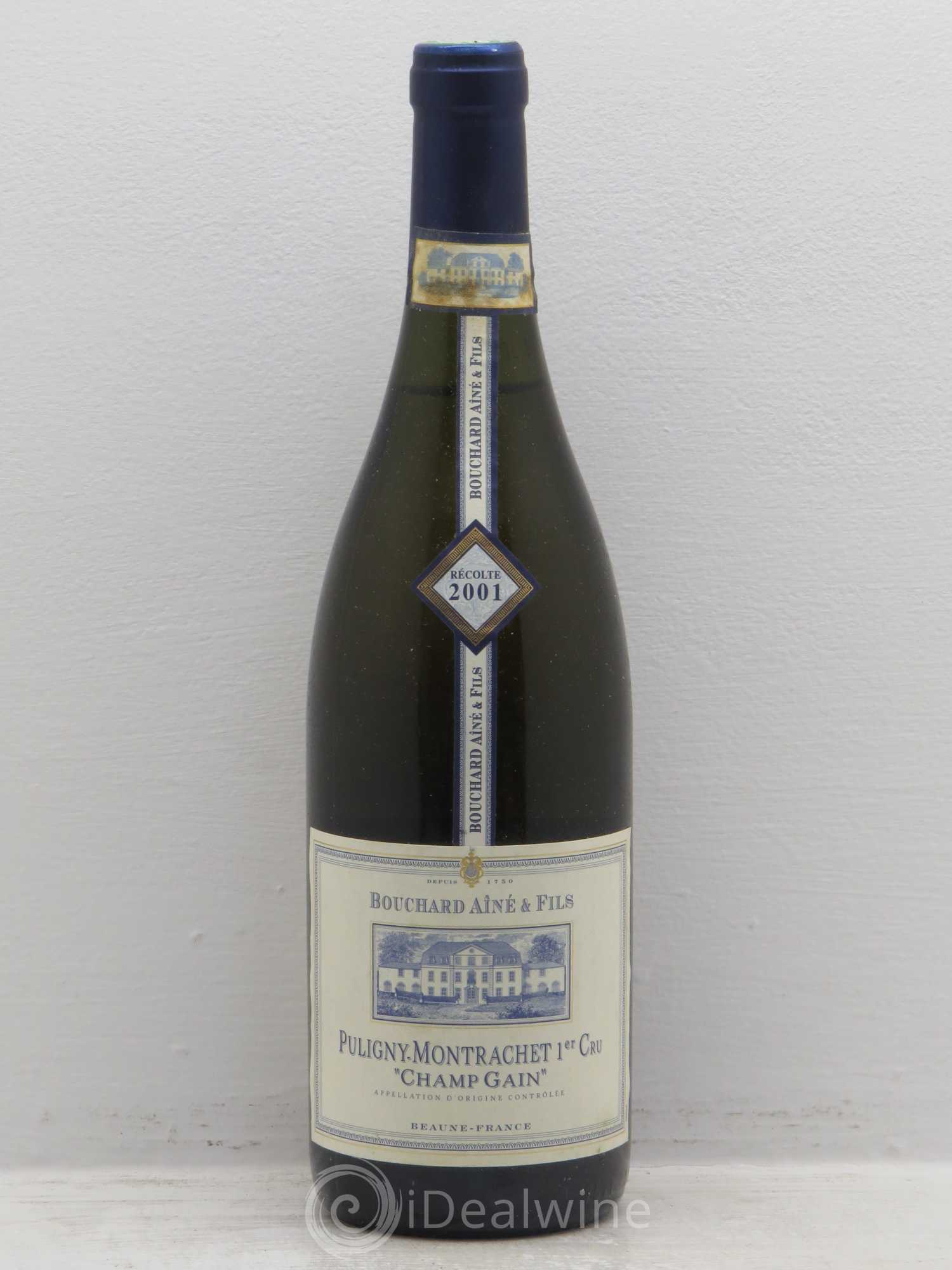 Puligny-Montrachet 1er Cru Les Champs-Gain - Bouchard Ainé 2001 - Posten von 6 Flaschen - 0